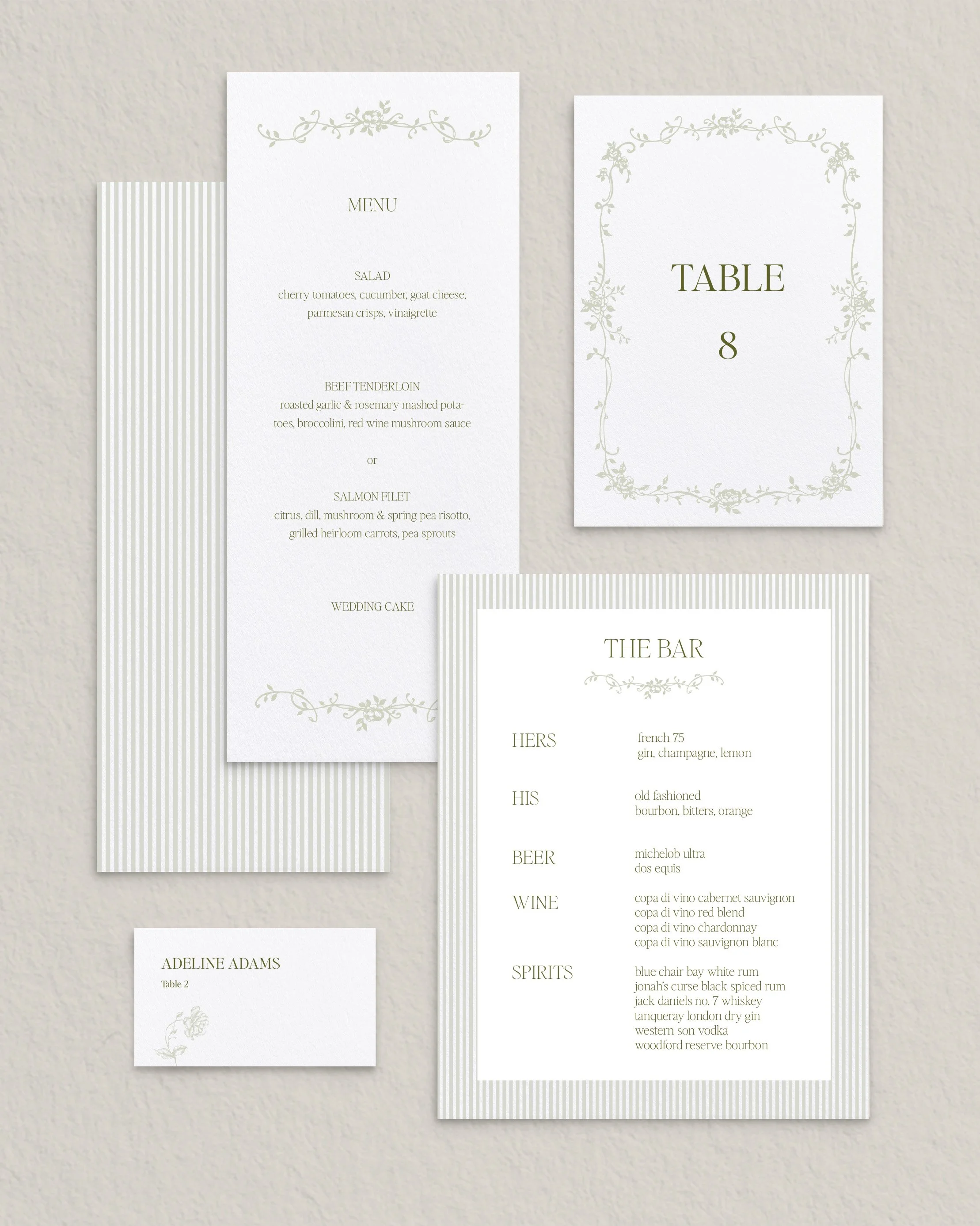 Adeline Day-Of Package