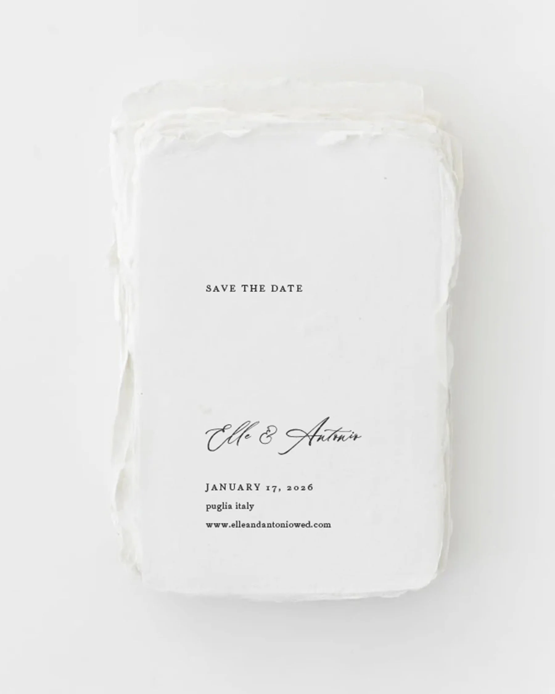 Elle Romantic Save the Dates