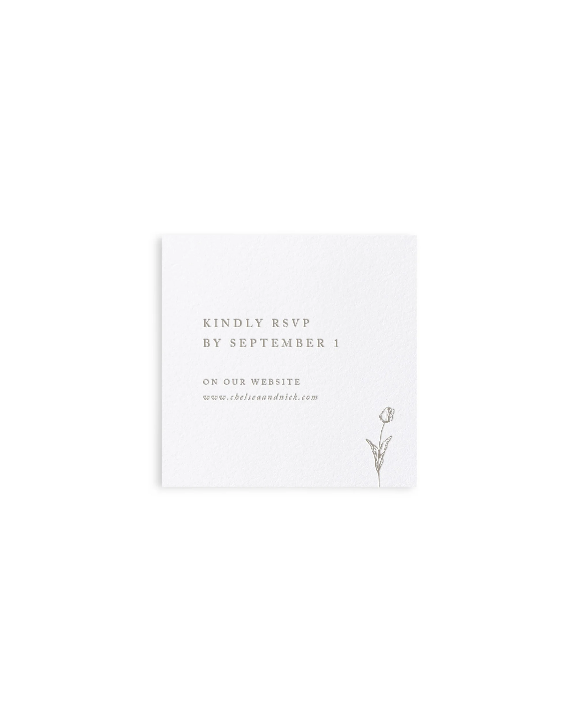 Chelsea Collection - Website Reply Card