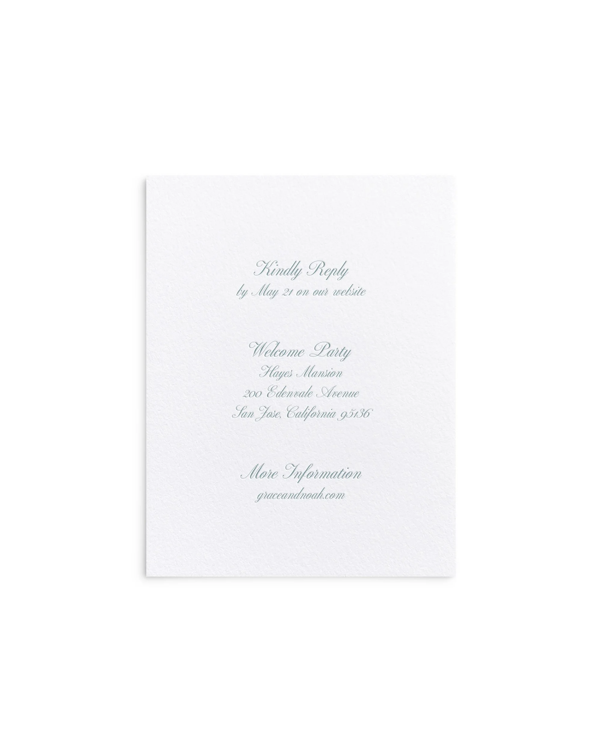 Grace Collection - Large Insert Card