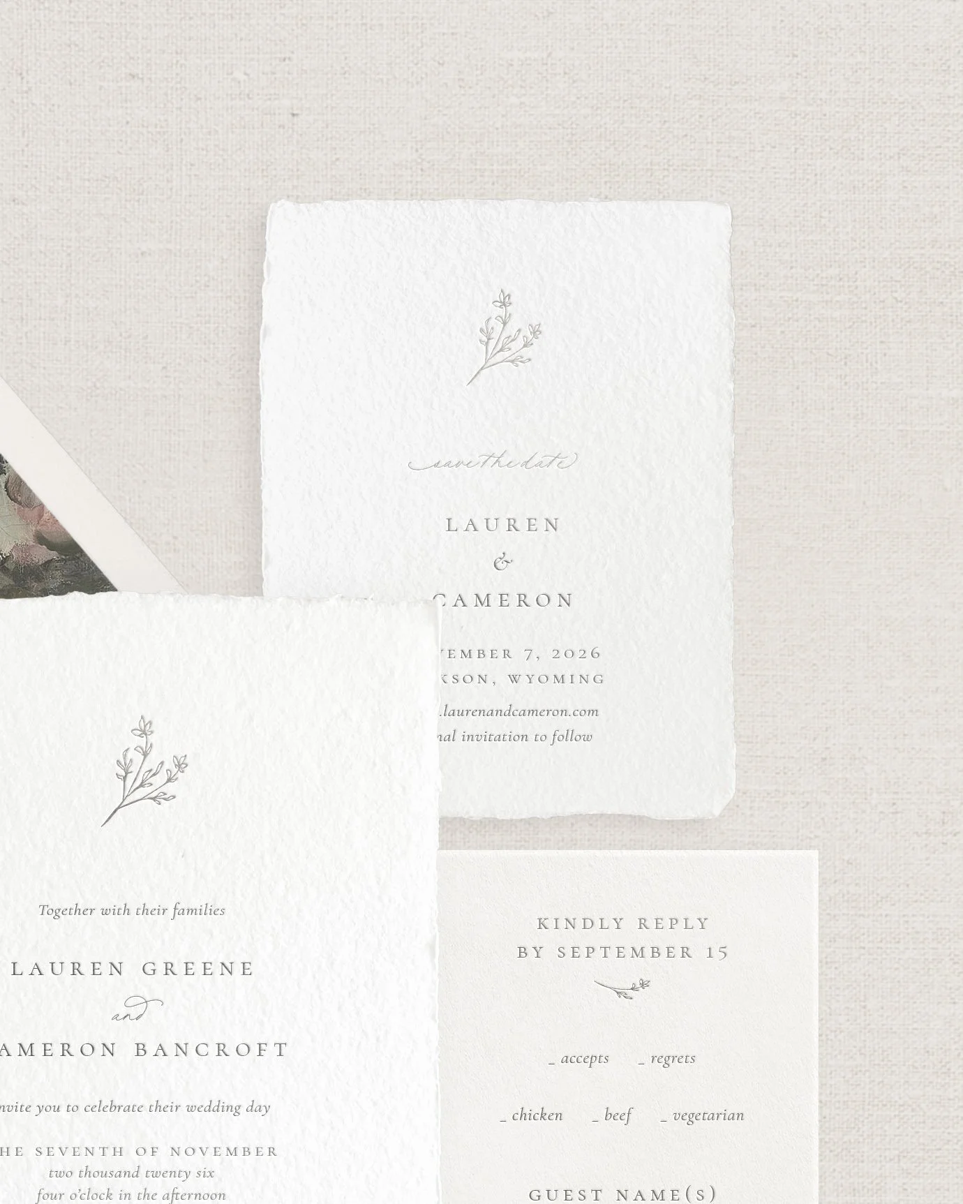 Letterpress Foil Wedding Invitations Maison 3.jpg