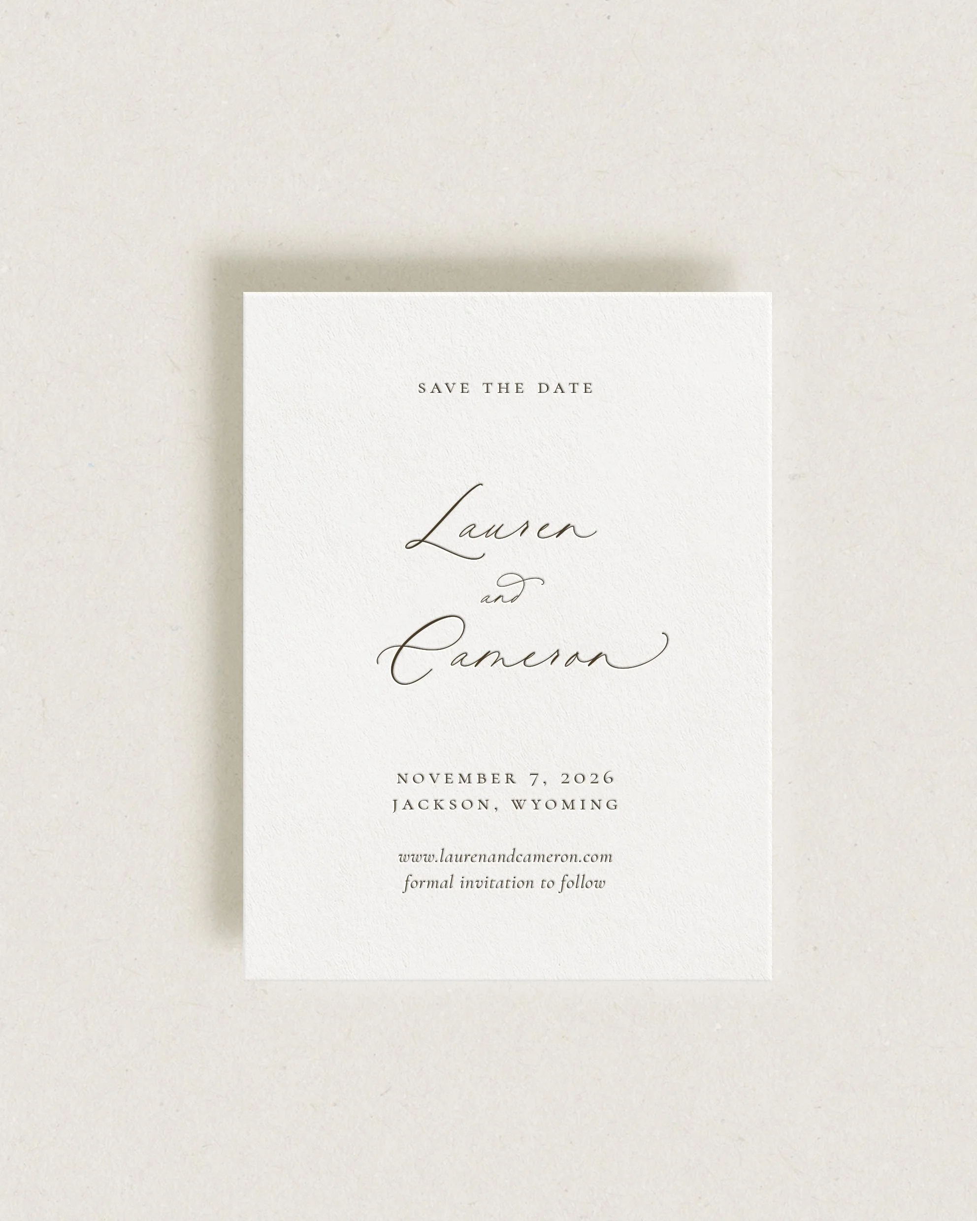 Maison Save the Dates