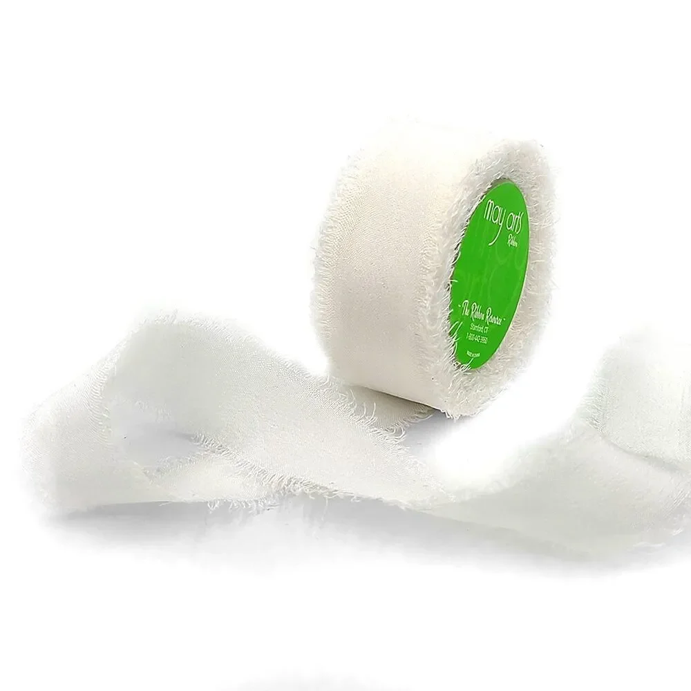 White Silk Ribbon