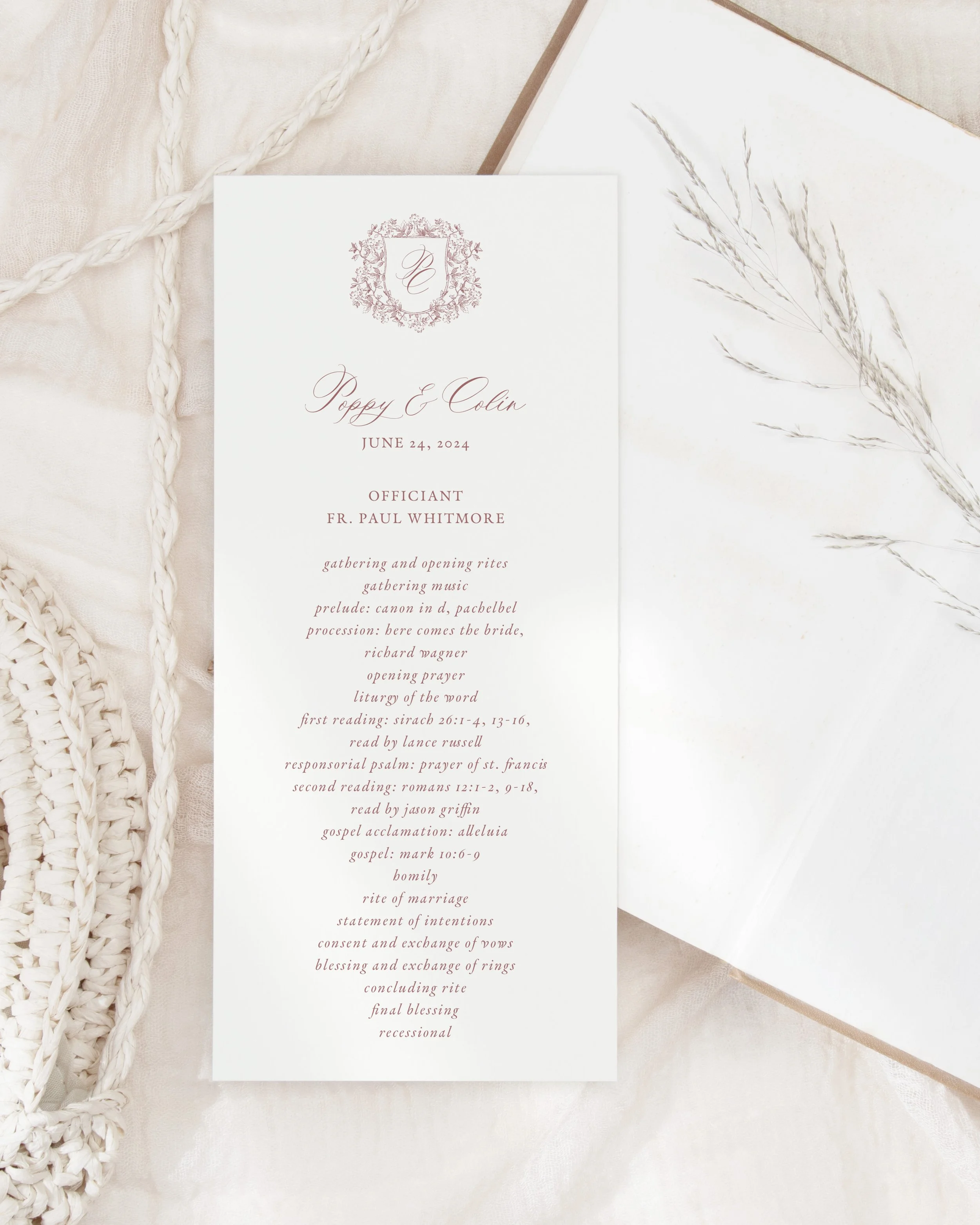 Poppy Ceremony Programs
