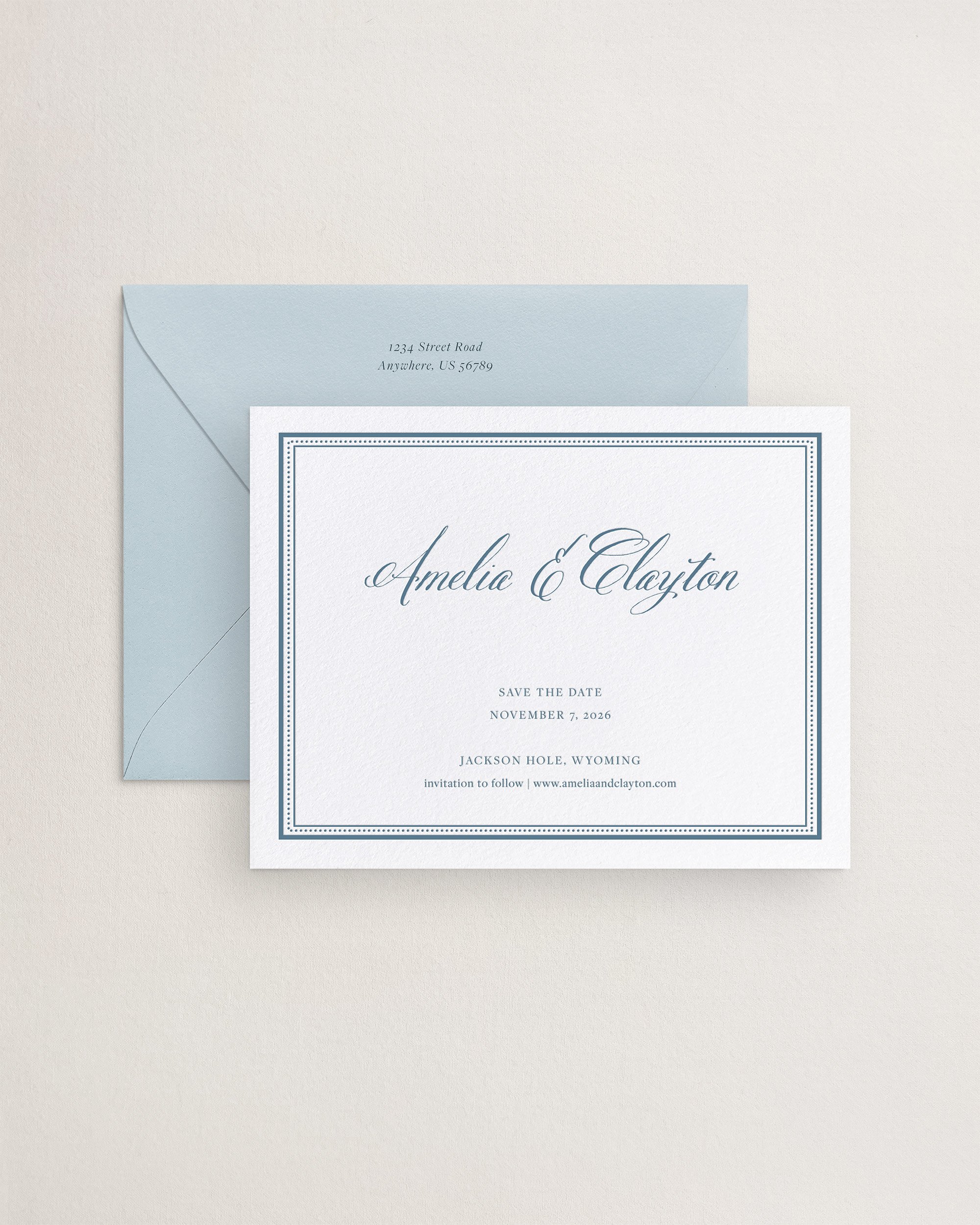 Amelia Save the Dates