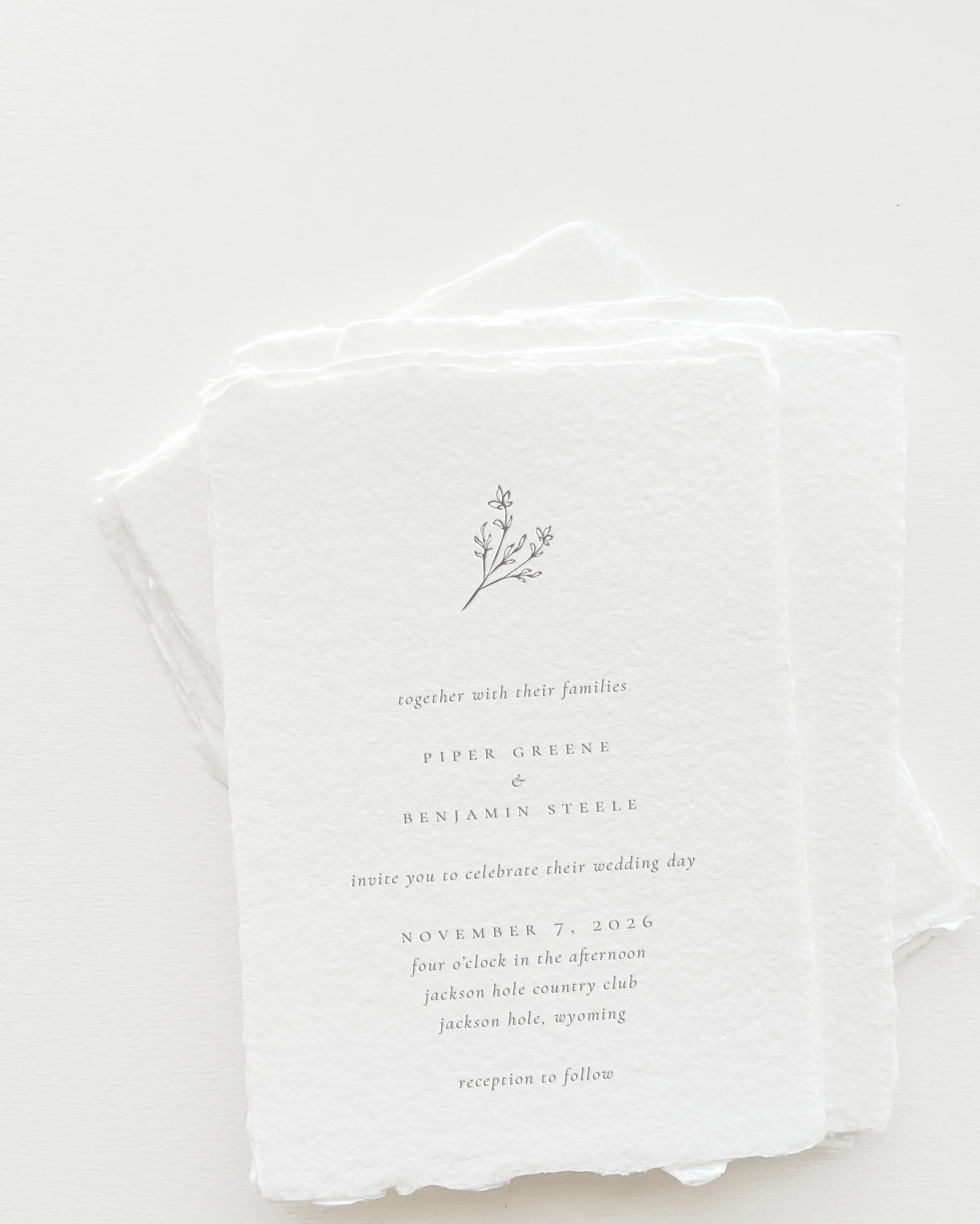 Piper Wedding Invitations