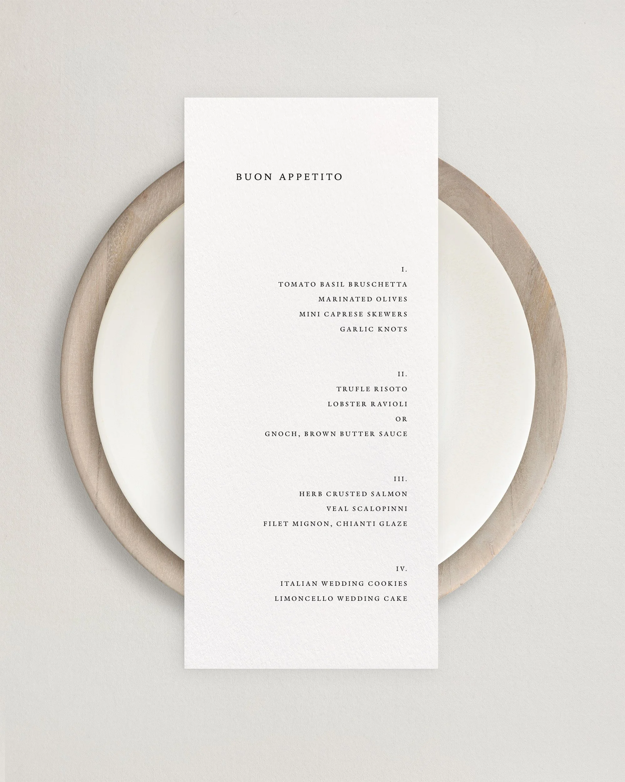 Angelina Menus