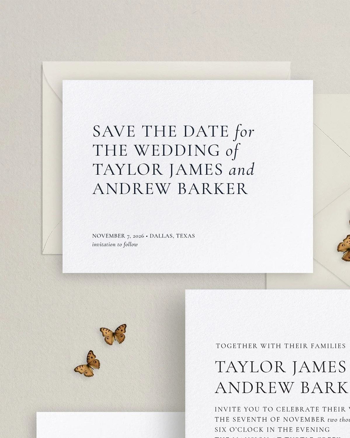 Taylor Modern Wedding Save the Dates.jpg