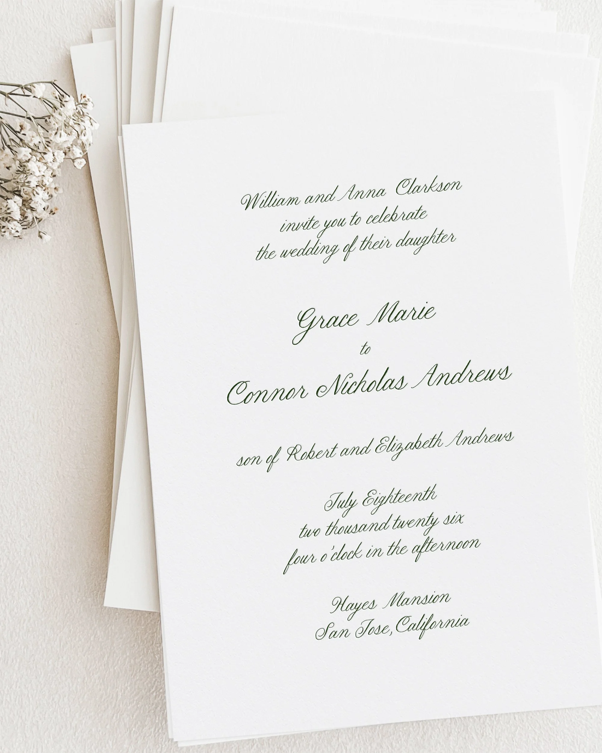 Grace Wedding Invitations