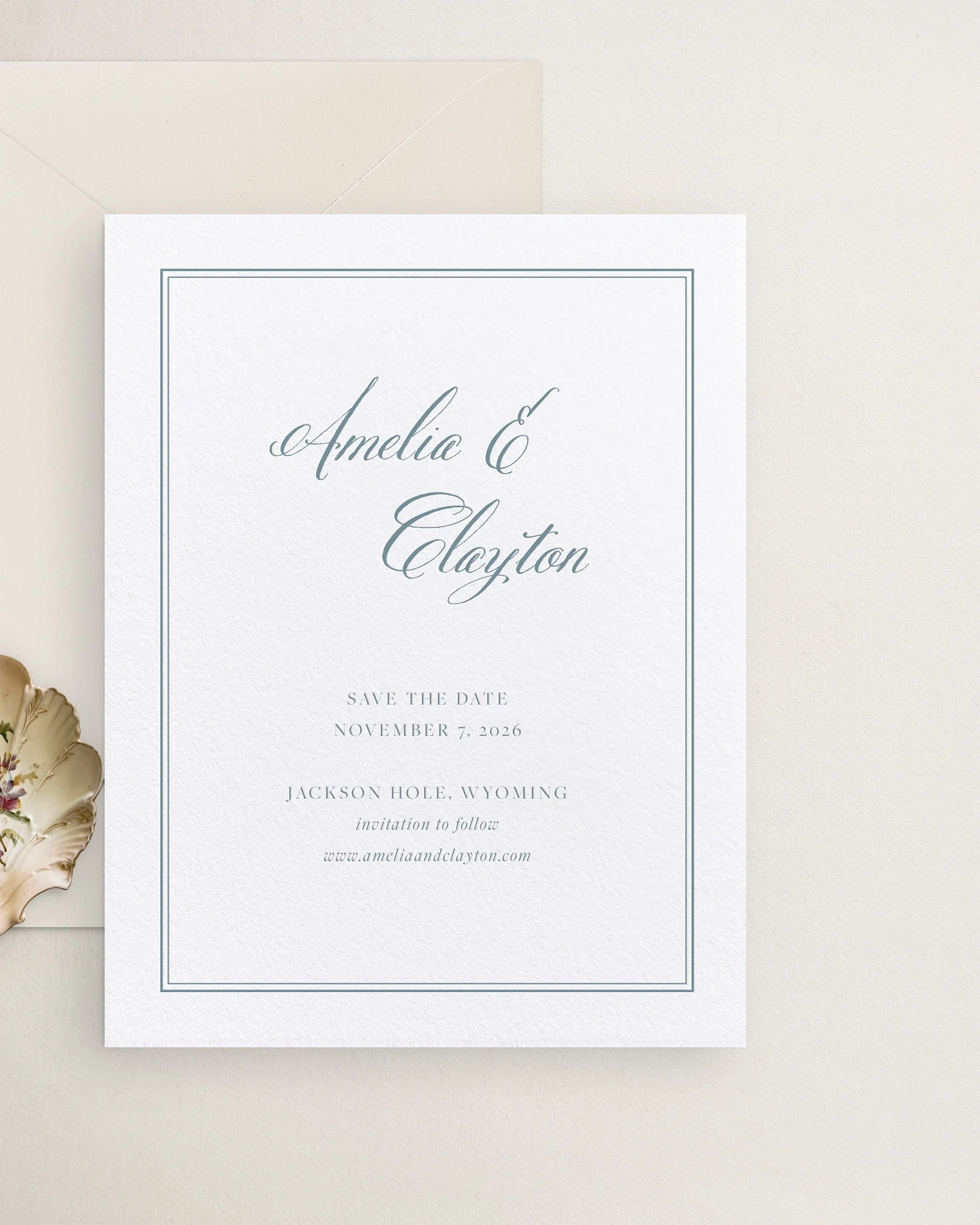 Amelia Letterpress Wedding Save the Dates Blue 2.jpg