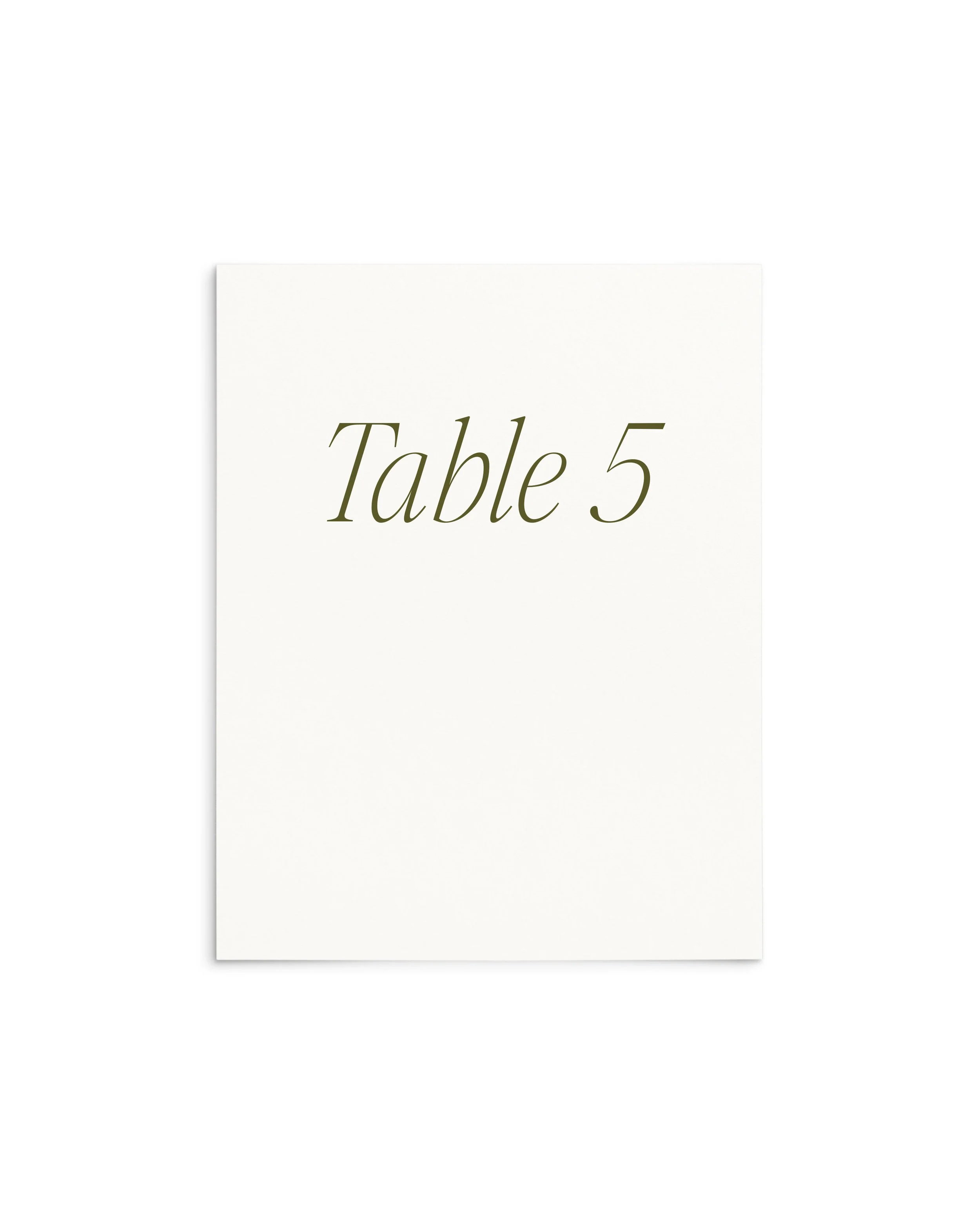 Sofia Wedding Table Numbers
