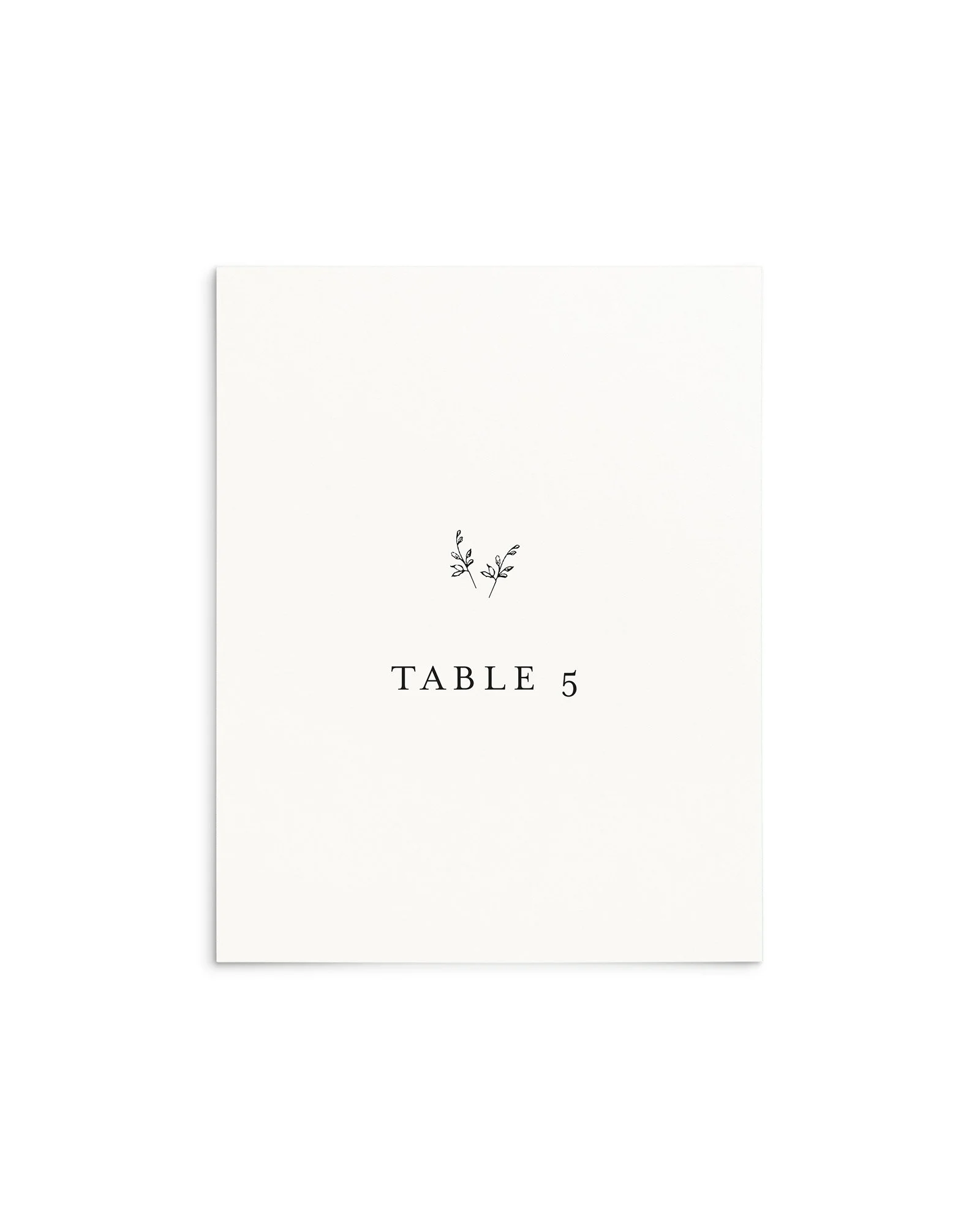 Emily Wedding Table Numbers