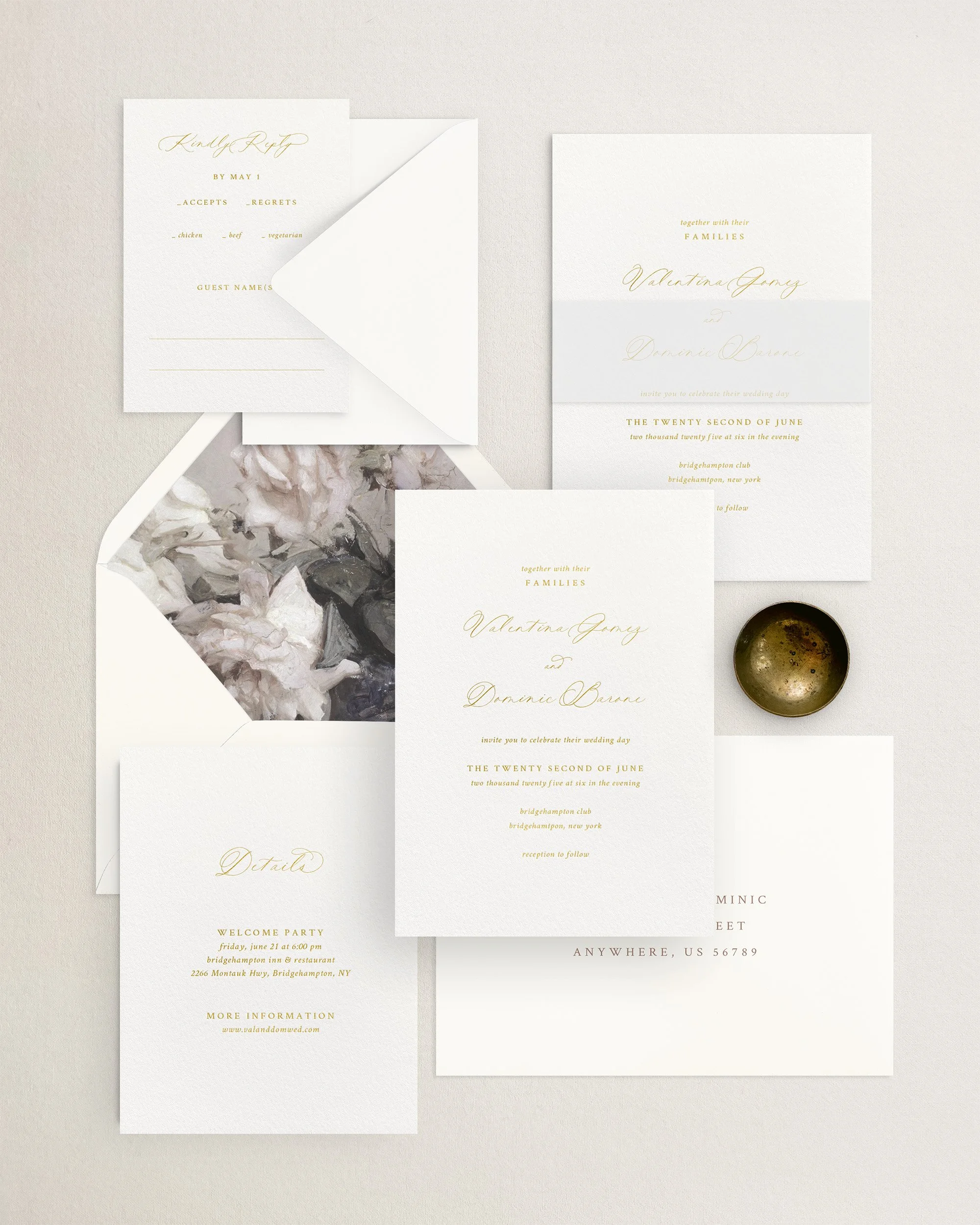 Valentina Letterpress foil Wedding Invitations.jpg