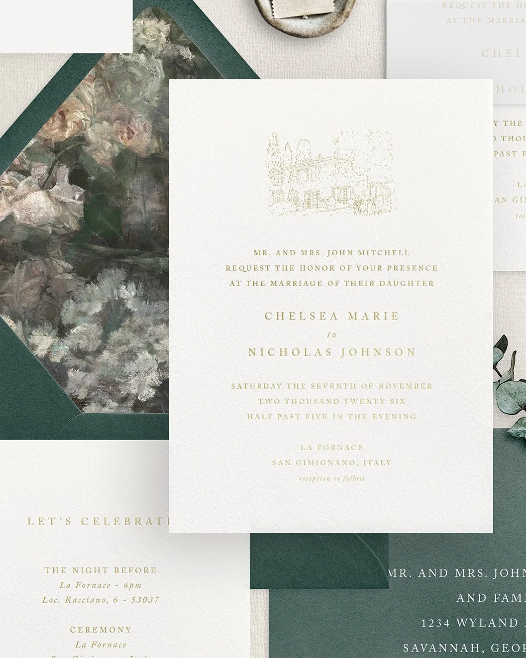 Chelsea Letterpress Foil Wedding Invitations copy.jpg
