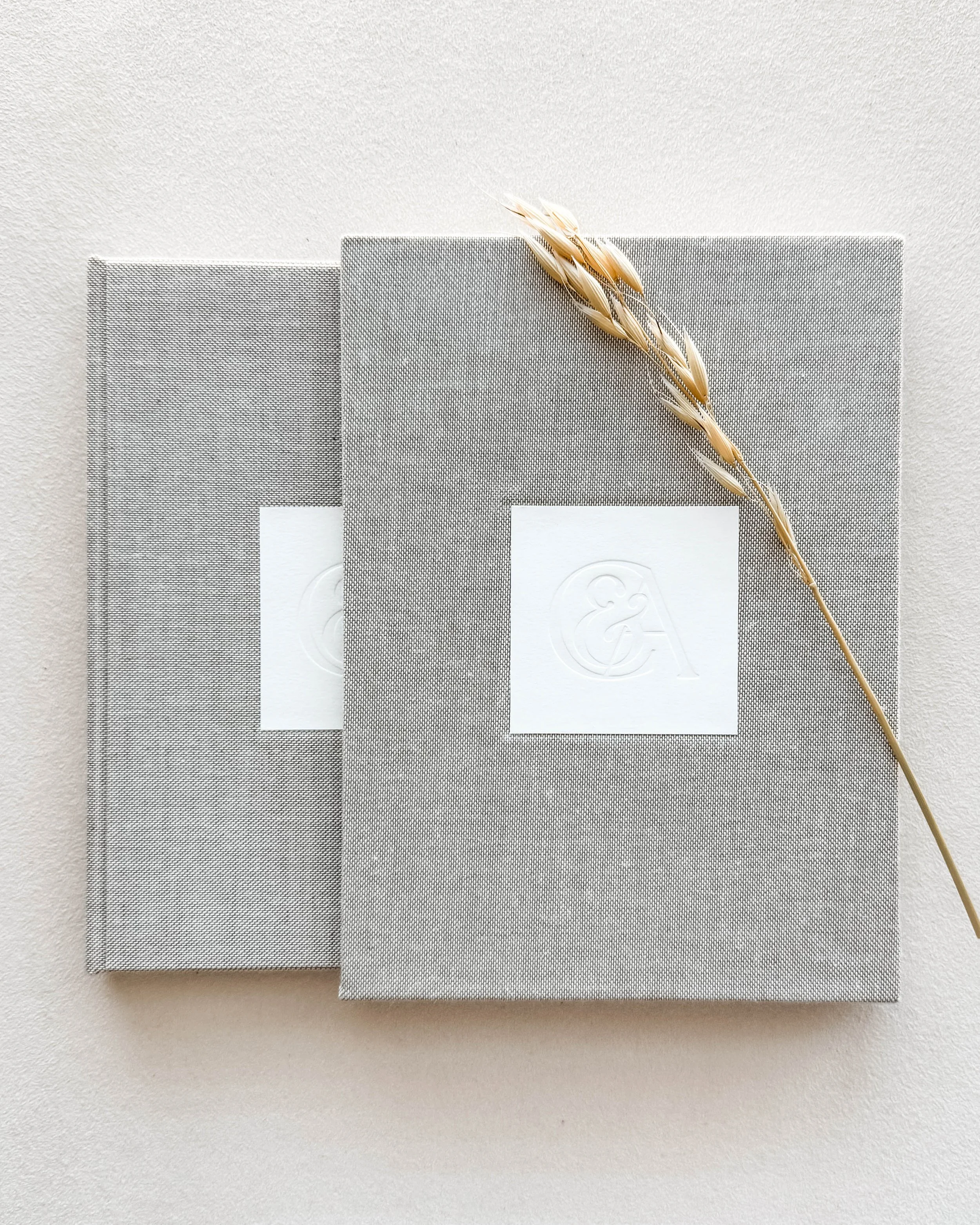 Heirloom Custom Linen Vow Book