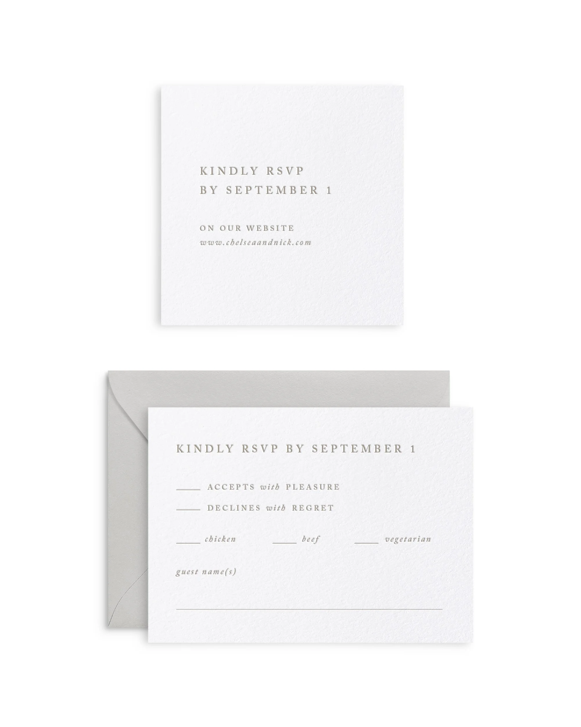 Chelsea Collection - Reply Cards