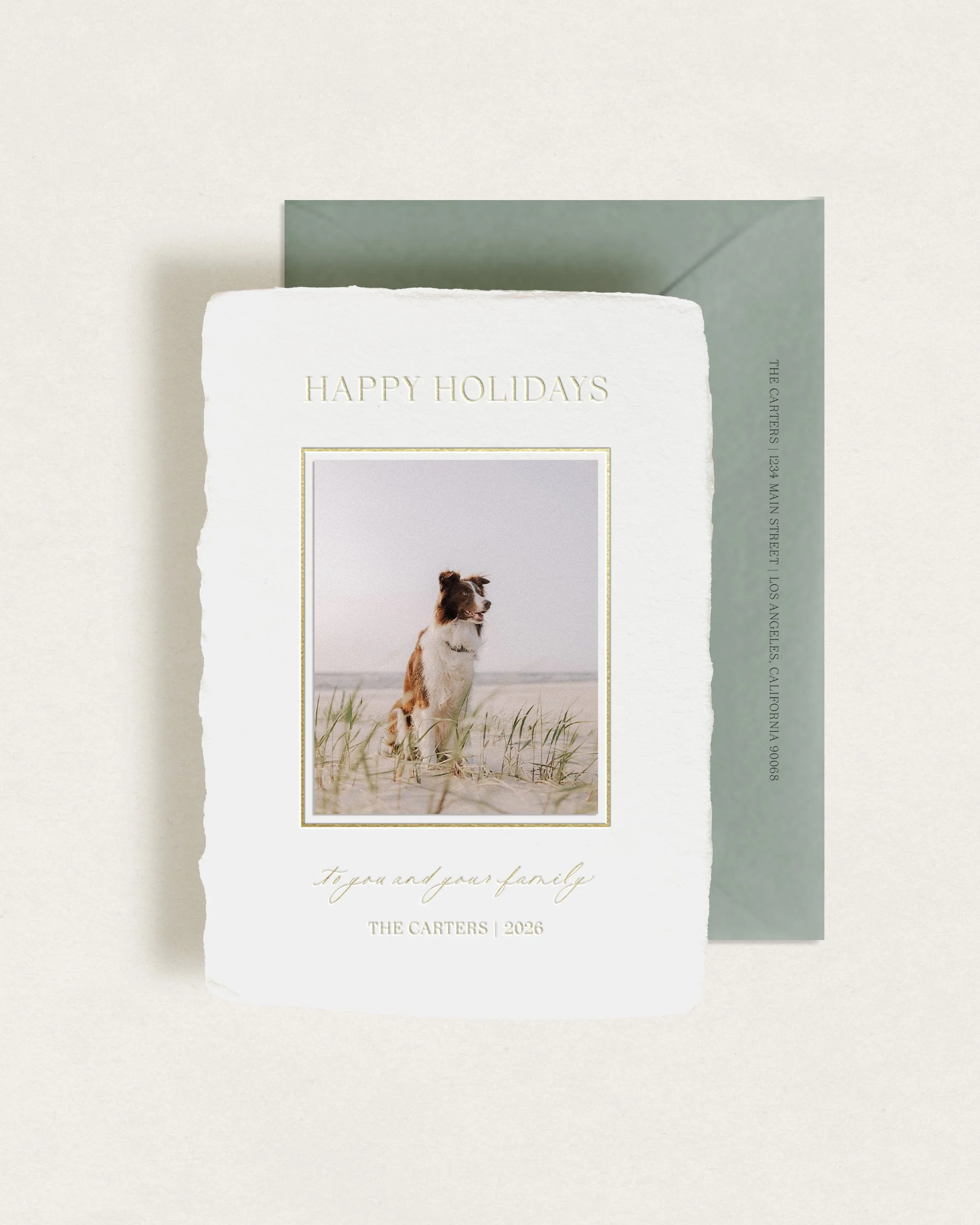 Custom Foil Pressed Holiday Cards No. 3