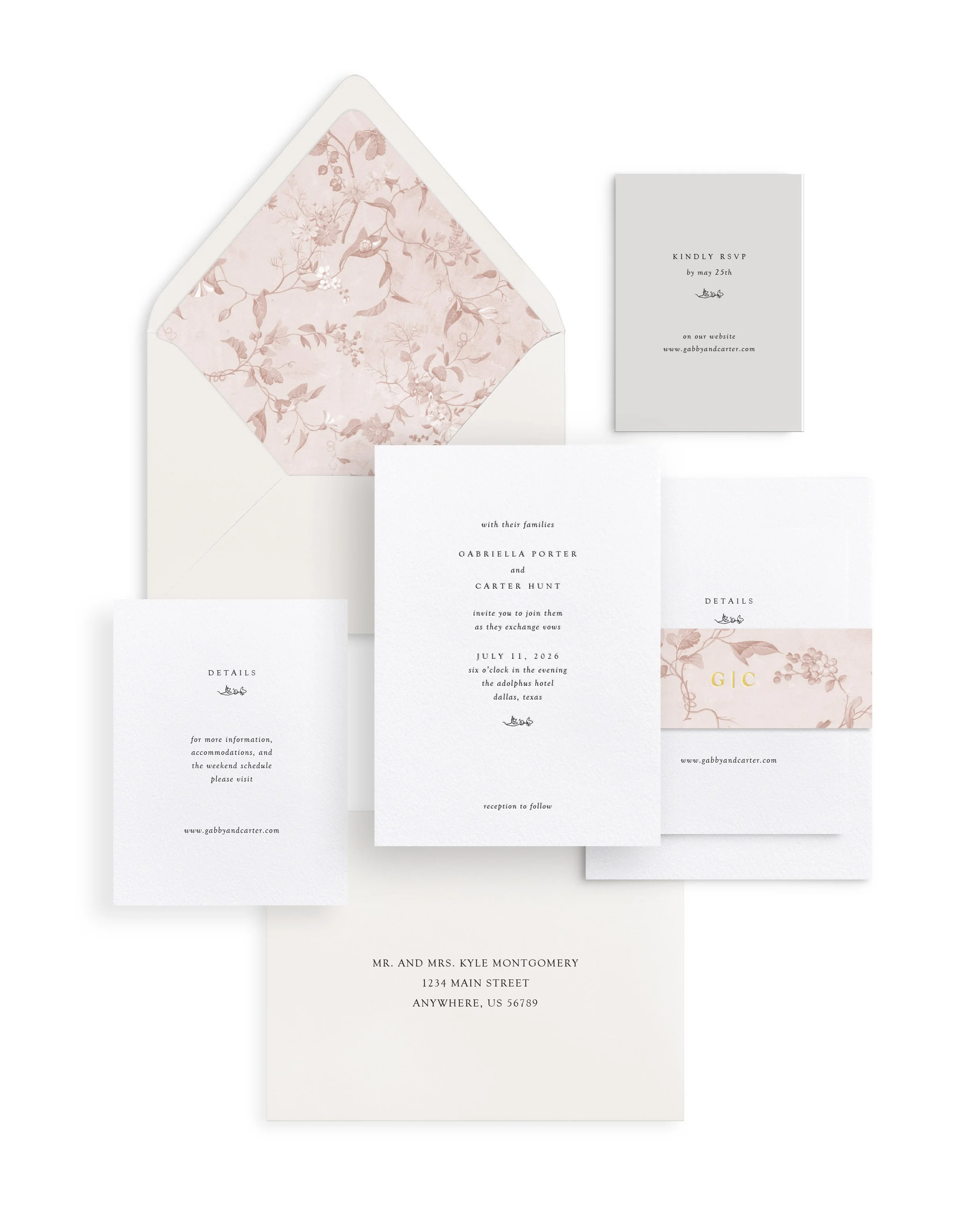 Gabriella Invitation Suite