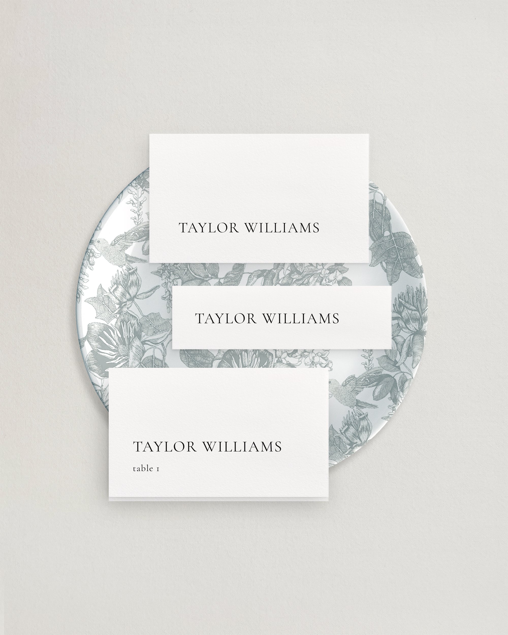 Taylor Place & Escort Cards