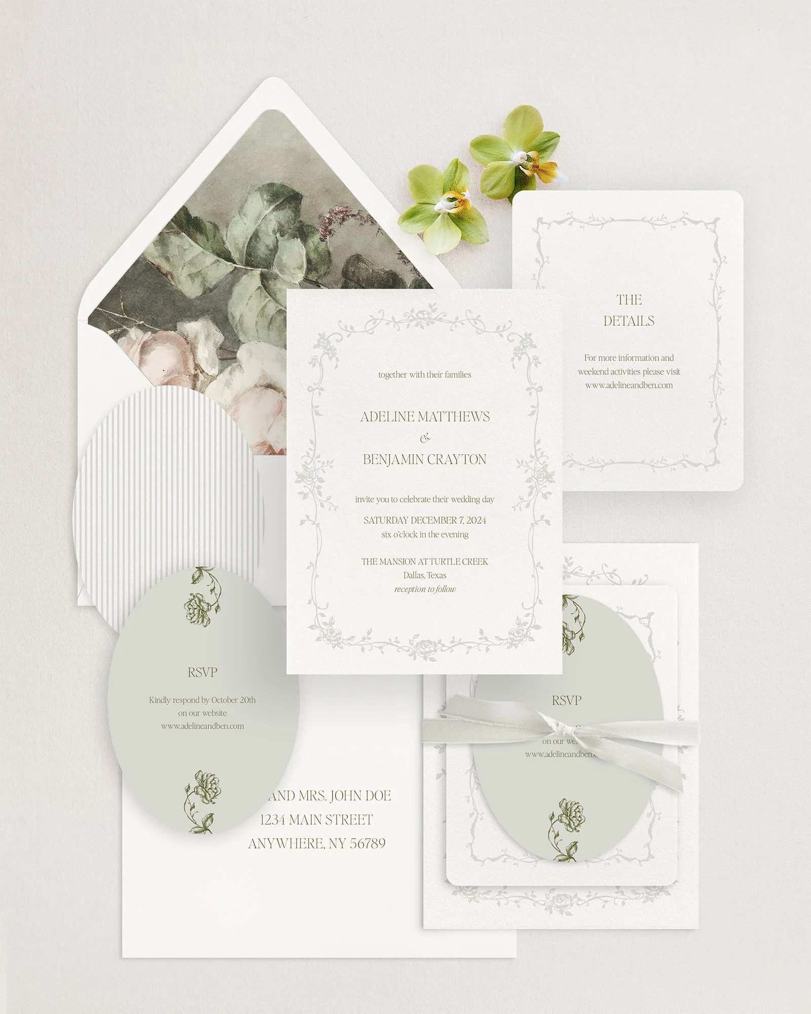Adeline Wedding Invitation Suite green.jpg