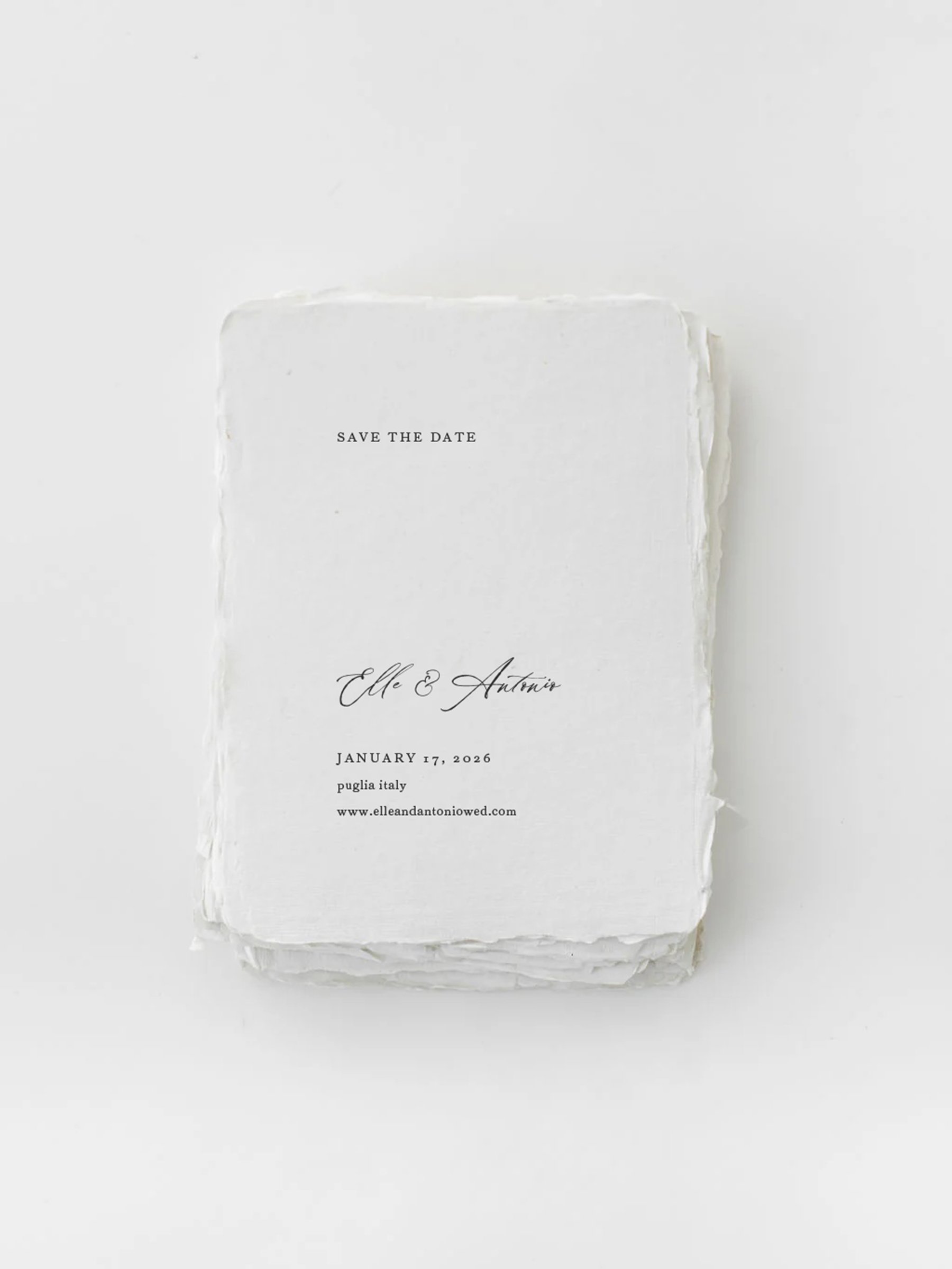 Elle Romantic Save the Dates