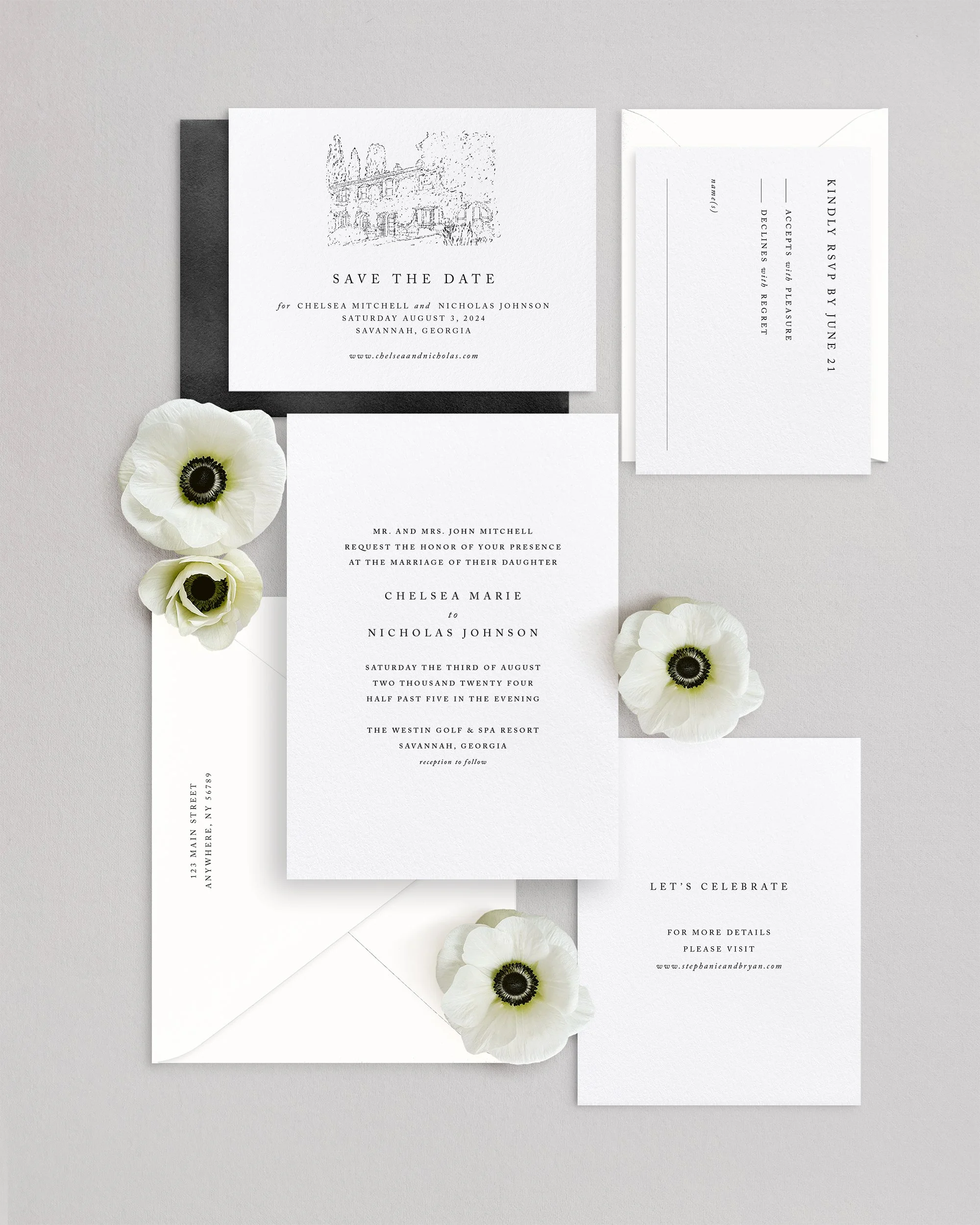 Chelsea Wedding Invitations & Save the Dates