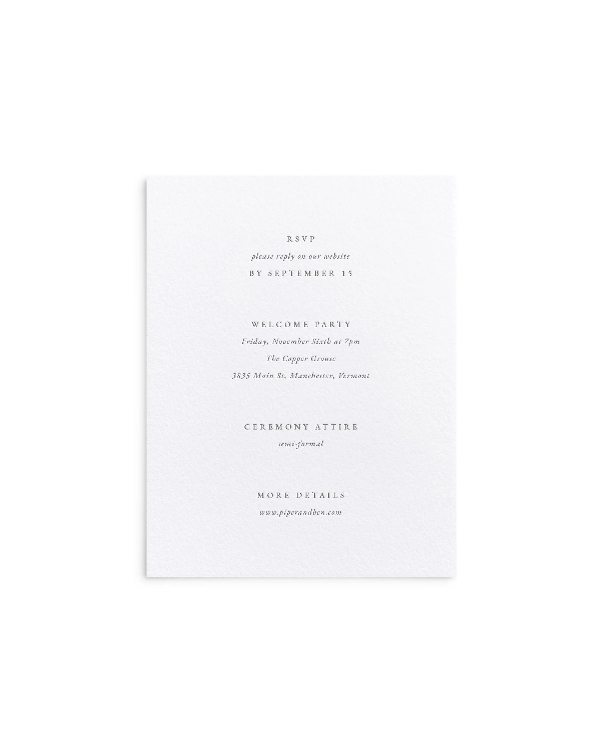 Sophie Collection - Large Insert Card