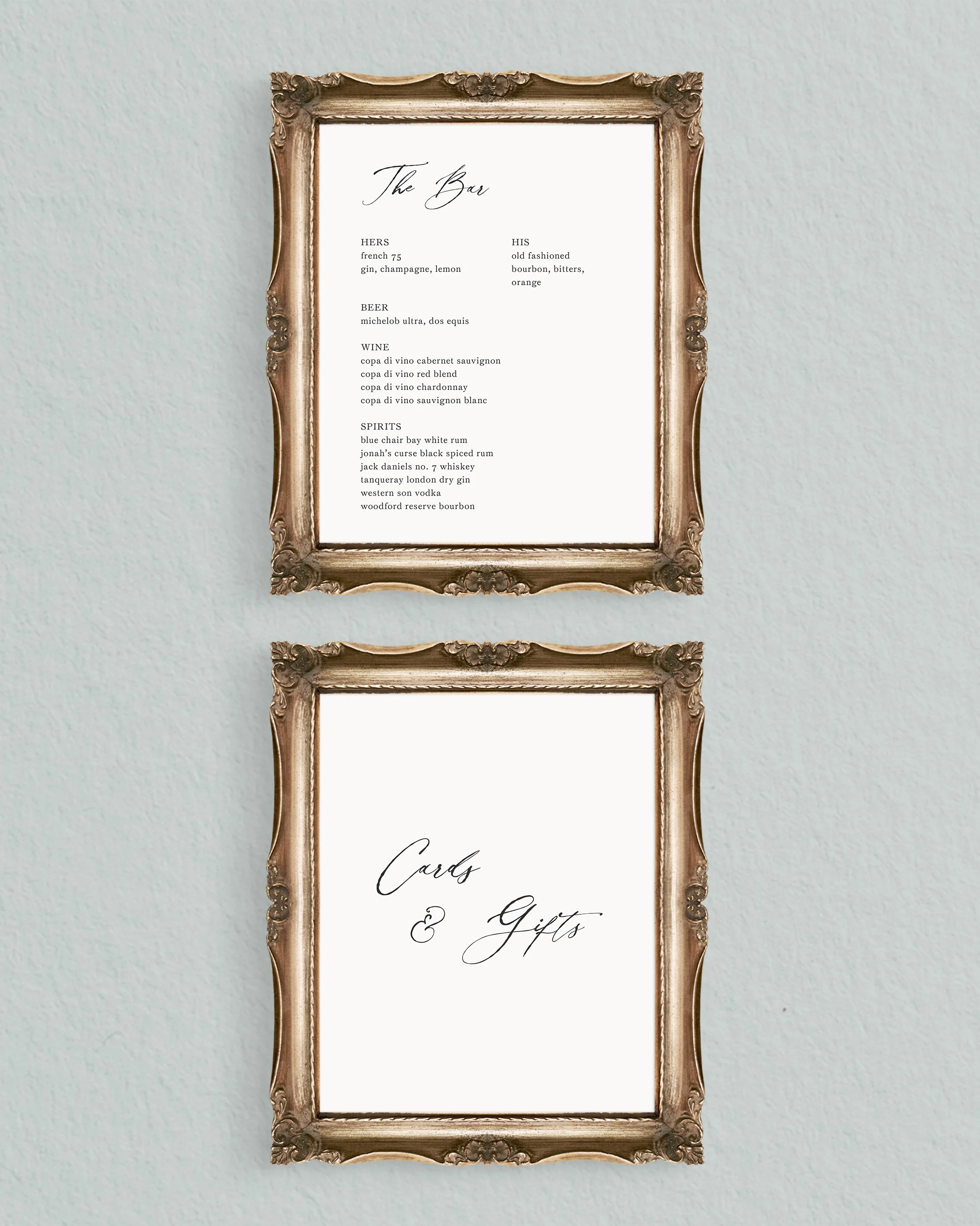 Elle Wedding Signage