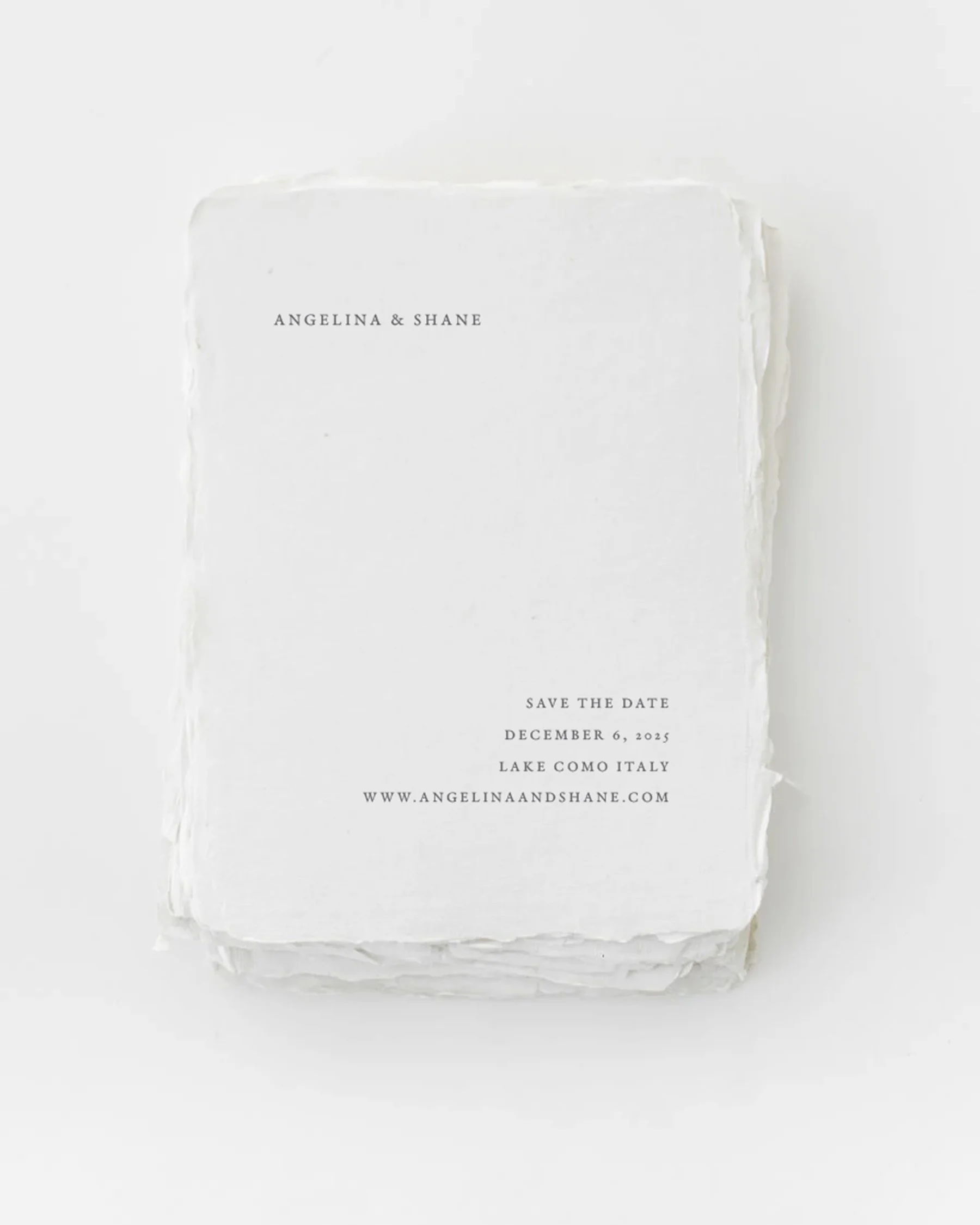 Angelina Minimalist Save the Dates