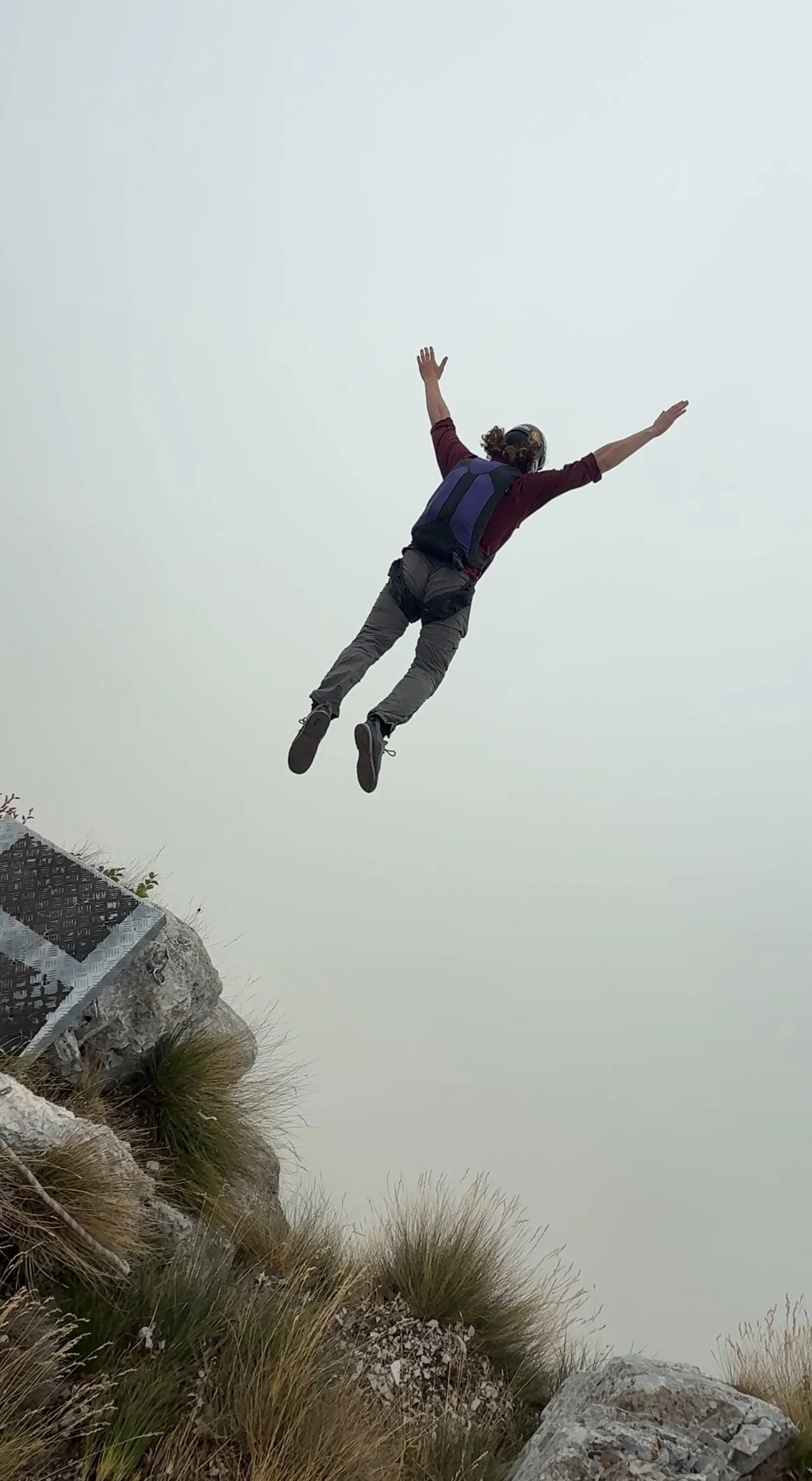 BASE jumping student exiting Monte Brento.jpg
