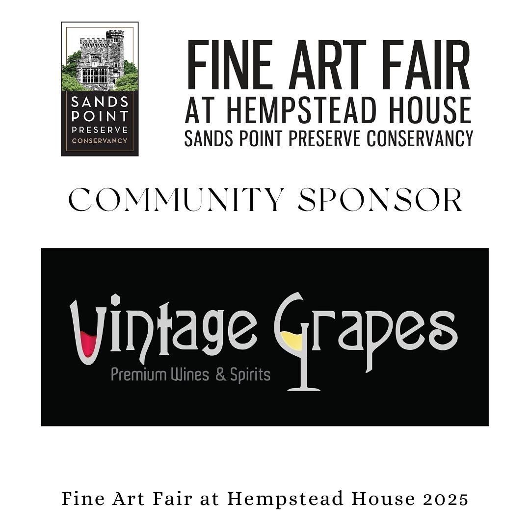 💫 2025 Fine Art Fair | Sponsor Spotlight 💫
Vintage Grapes 🍷| Port Washington 

We&rsquo;re excited to highlight Vintage Grapes as a proud sponsor of this weekends Fine Art Fair at the Sands Point Preserve.

Known as a local staple in Port Washingt