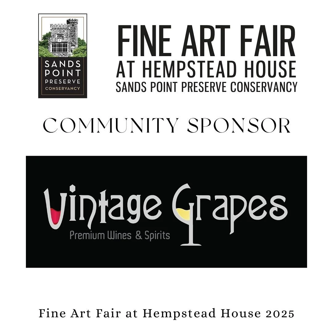 💫 2025 Fine Art Fair | Sponsor Spotlight 💫
Vintage Grapes 🍷| Port Washington 

We&rsquo;re excited to highlight Vintage Grapes as a proud sponsor of this weekends Fine Art Fair at the Sands Point Preserve.

Known as a local staple in Port Washingt