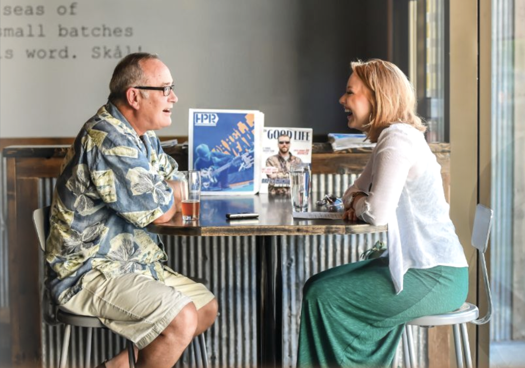 Having a Beer with John Strand