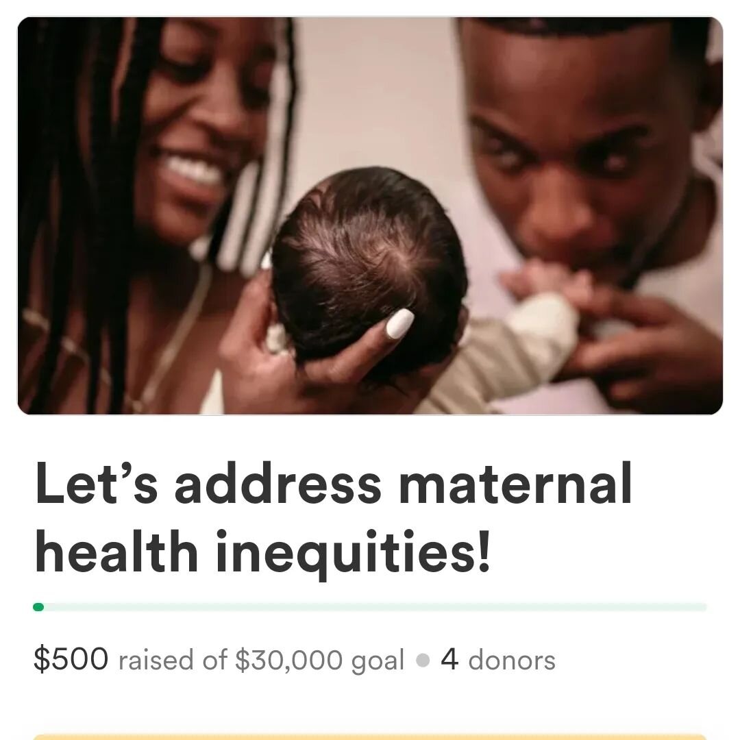 WE NEED YOUR HELP! 

Want to do something about Black Maternal Health disparities in Ontario? We are raising funds to launch the first cohort of our CommUNITY Doulas program: 
🤰🏾The Pregnancy Project🤰🏾 

It will bring doulas (pregnancy &amp; post