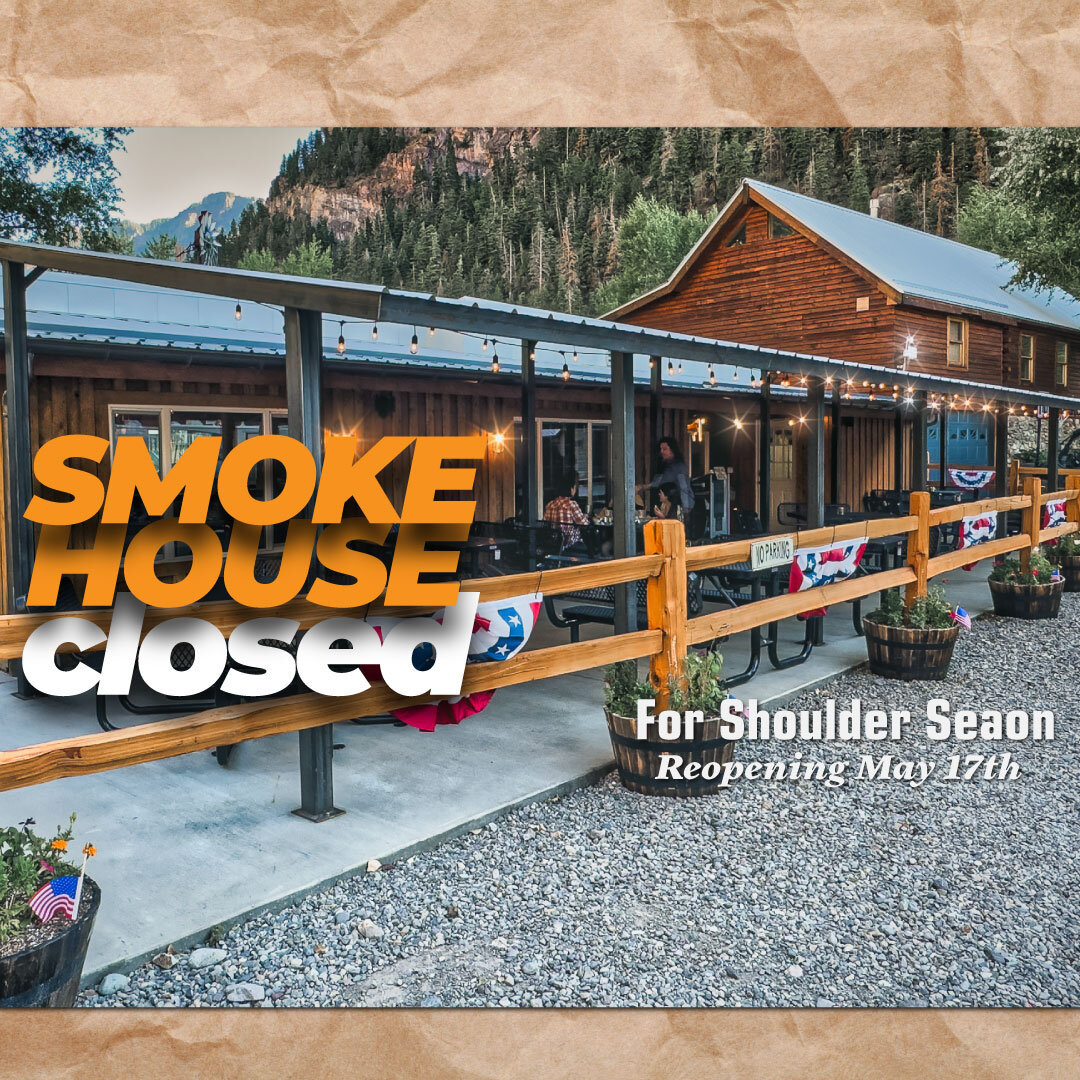 The Smokehouse will be closed until breakfast on May 17th to give our staff a break, retool for the summer season, and perform deep cleaning.  No worries, our social media will stay active, and we'll have fun stuff to share to get you amped up for th