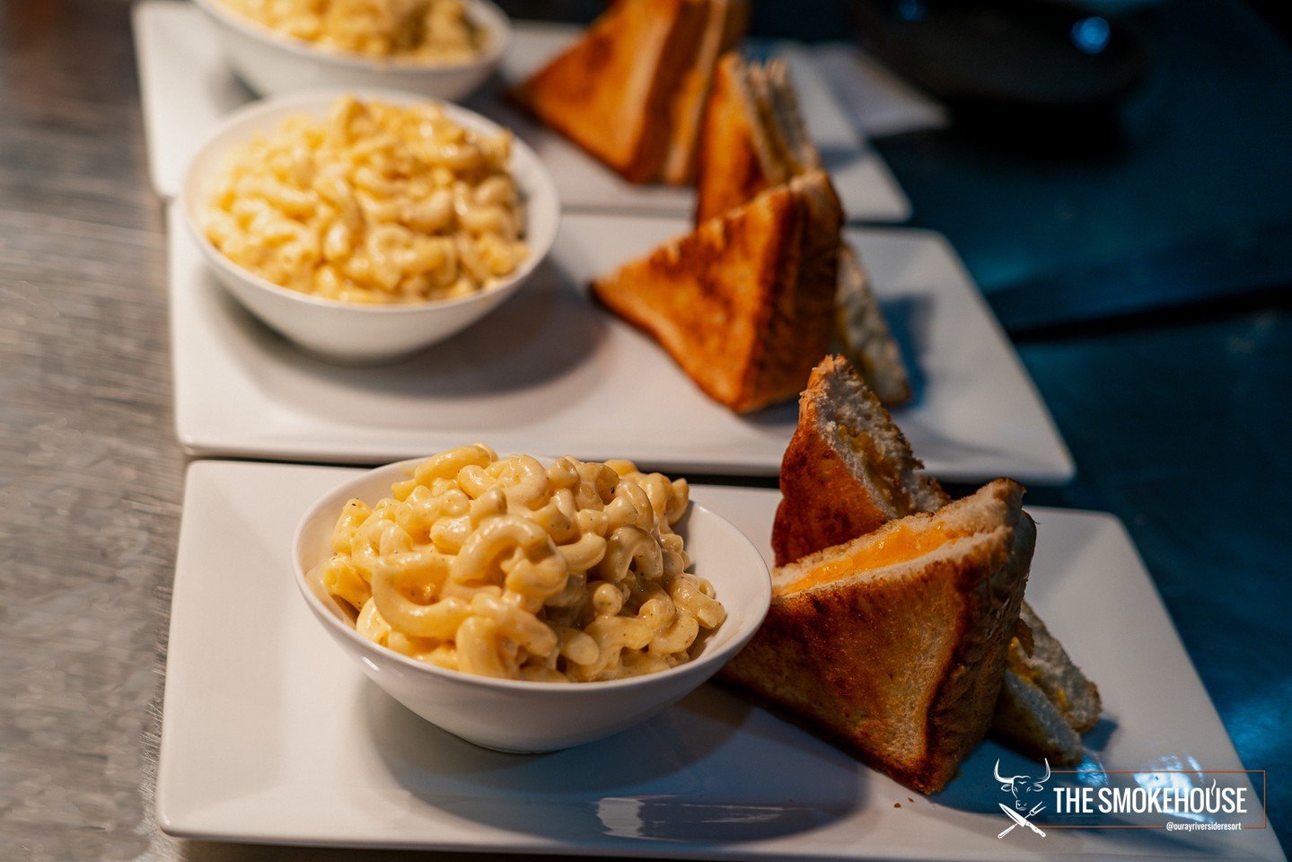 Kiddie comfort food done RIGHT.  Mac 'n' cheese + grilled cheese, Chef Rene-style.  We reopen May 17th - mark those calendars! 

#foodie #ouray #ouraycolorado #macncheese