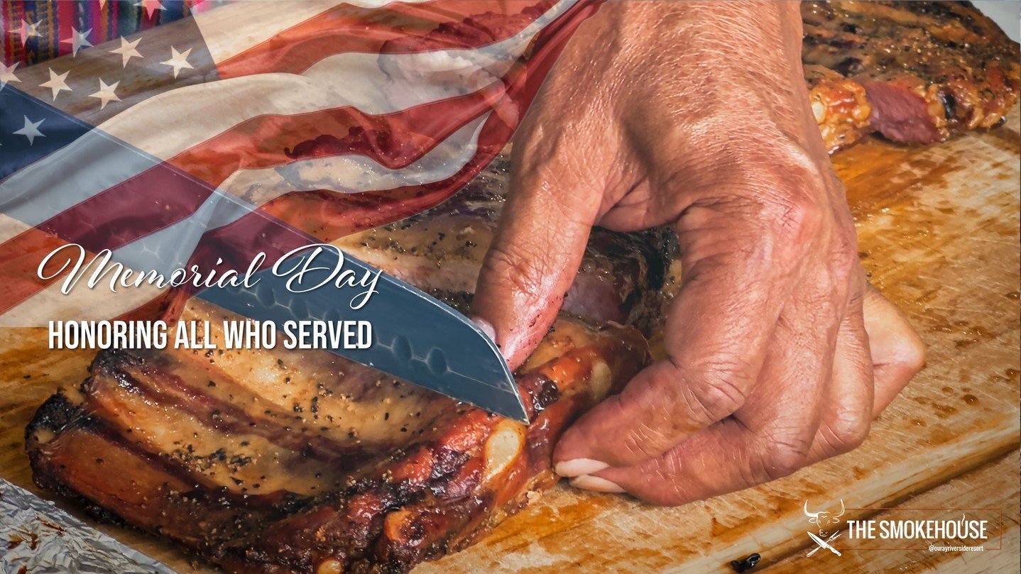 Today, our smokers are silent, but our hearts are full of gratitude. At Ouray Smokehouse, we know that the tradition of BBQ is deeply rooted in community, shared meals, and honoring those who've served. To all our veterans, thank you for your sacrifi