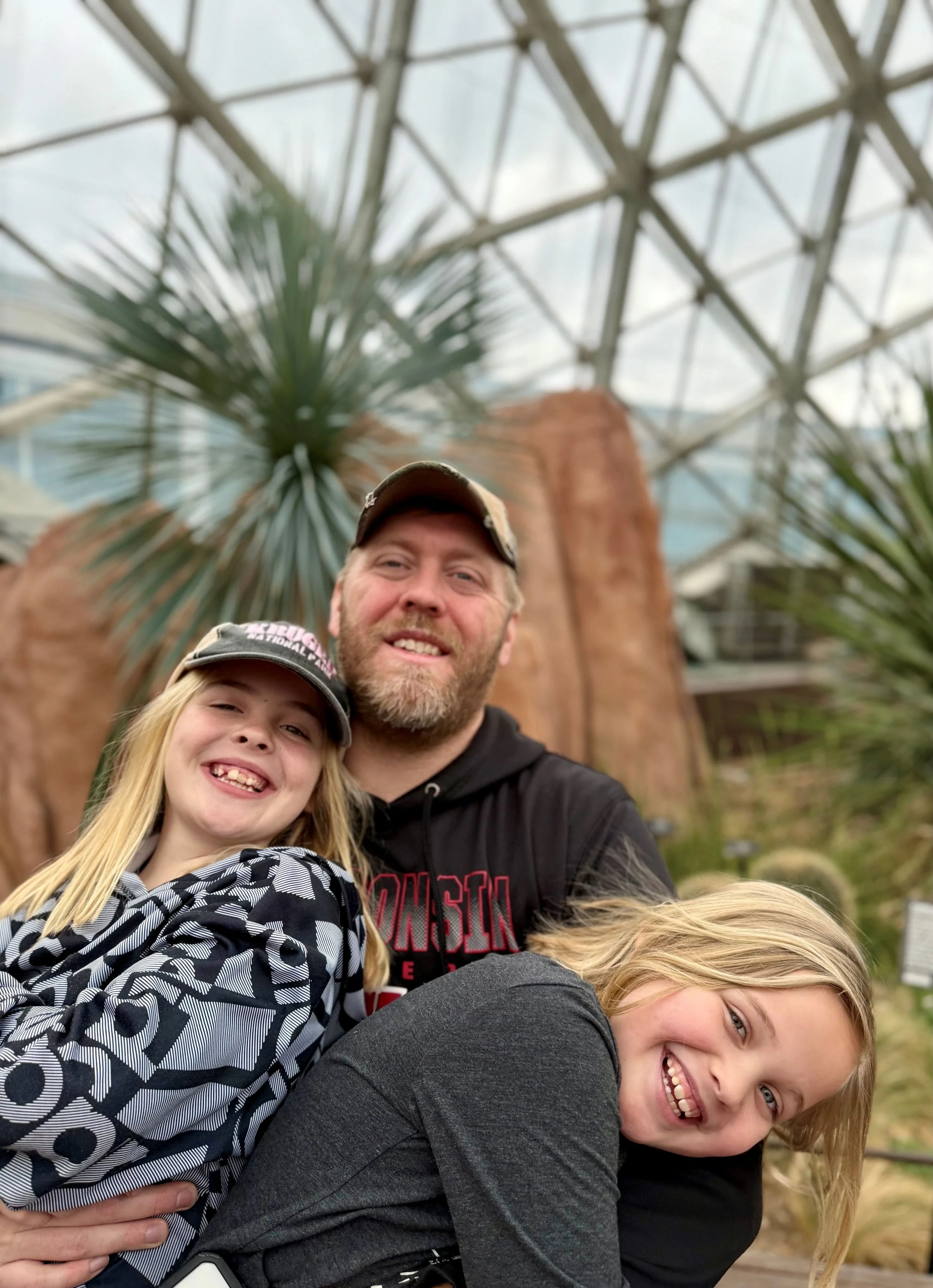 Mike Van Someren with family.