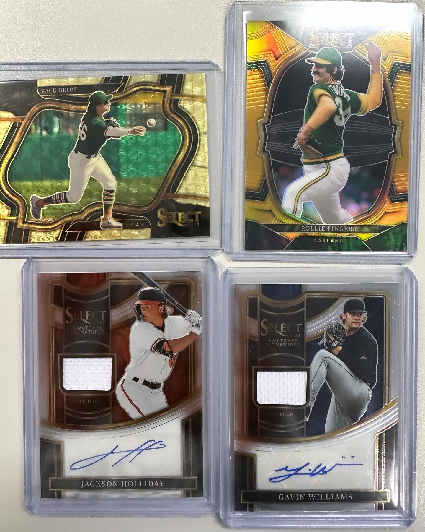 Insane box of Panini Select MLB for our buddy @shif_cards !! Gelof 1/1 and a Holliday auto among others. Congrats Jacob!