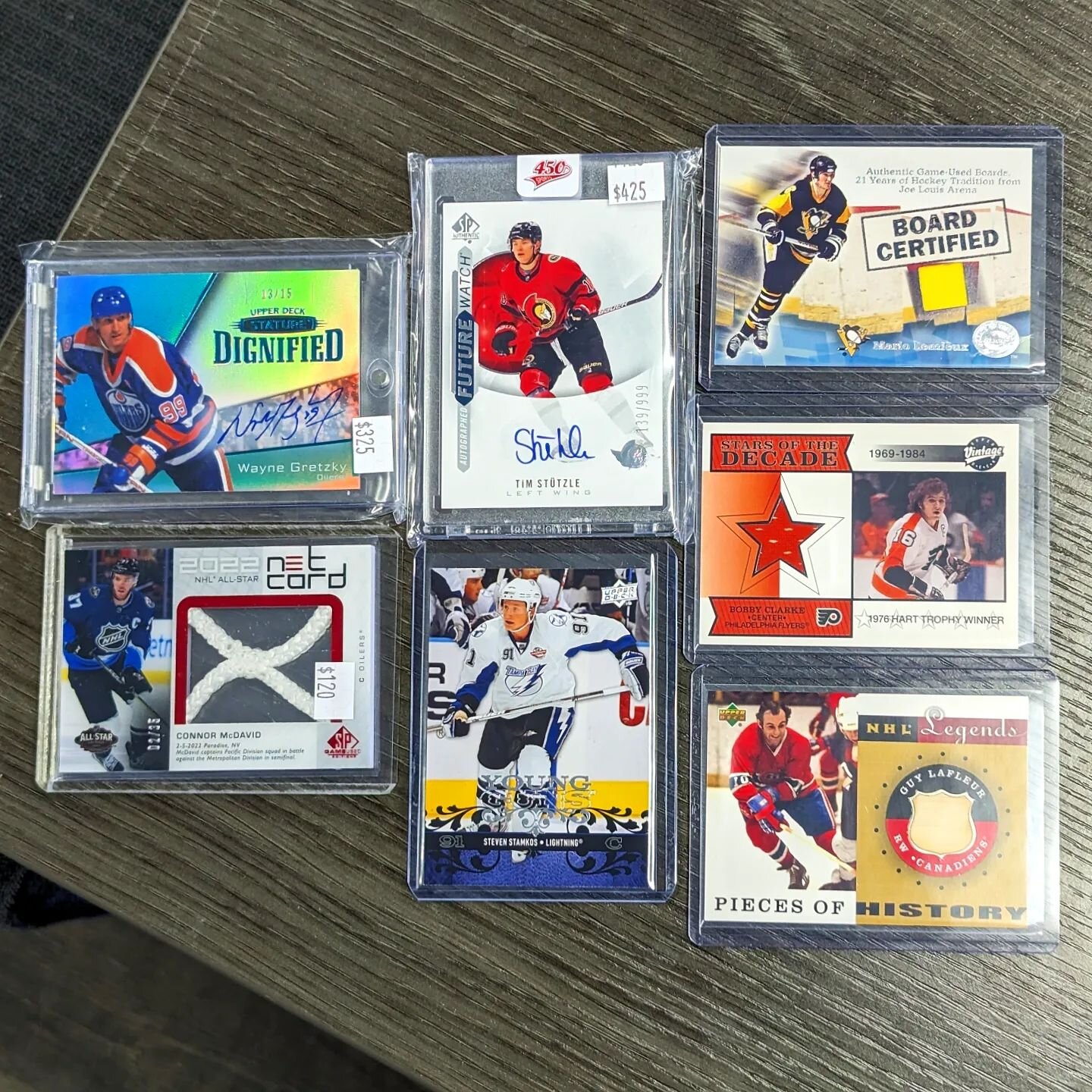 SWIPE FOR 🏒 ⚾ 🏈 🏀 ⚽🐐

PUTTING OUT NEW PICK UPS! 
ALL AVAILABLE IN STORE OR IN THE DMS! 

ALWAYS BUYING, SELLING, &amp; TRADING!
