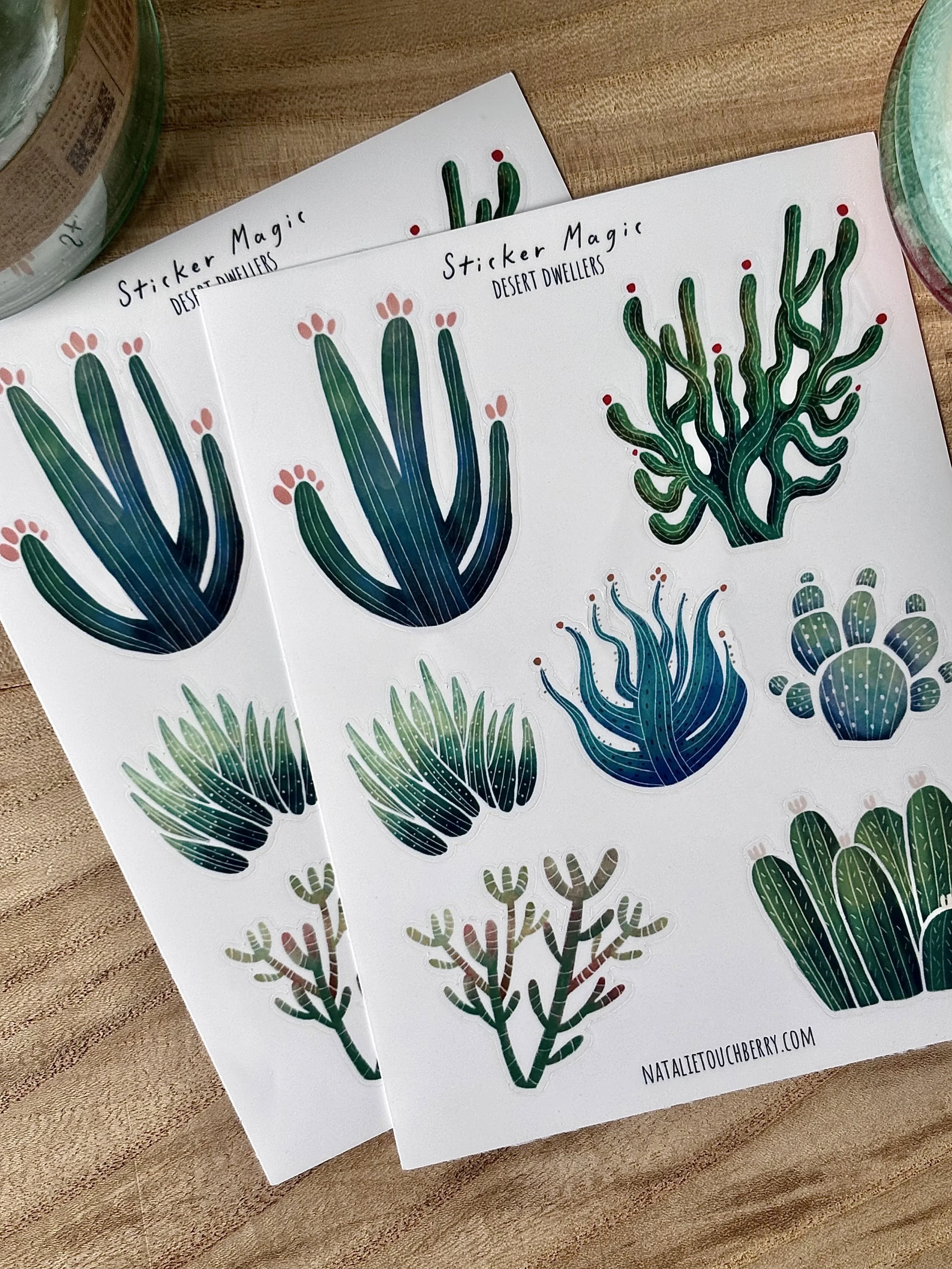 Desert Dwellers Vinyl Sticker Sheet