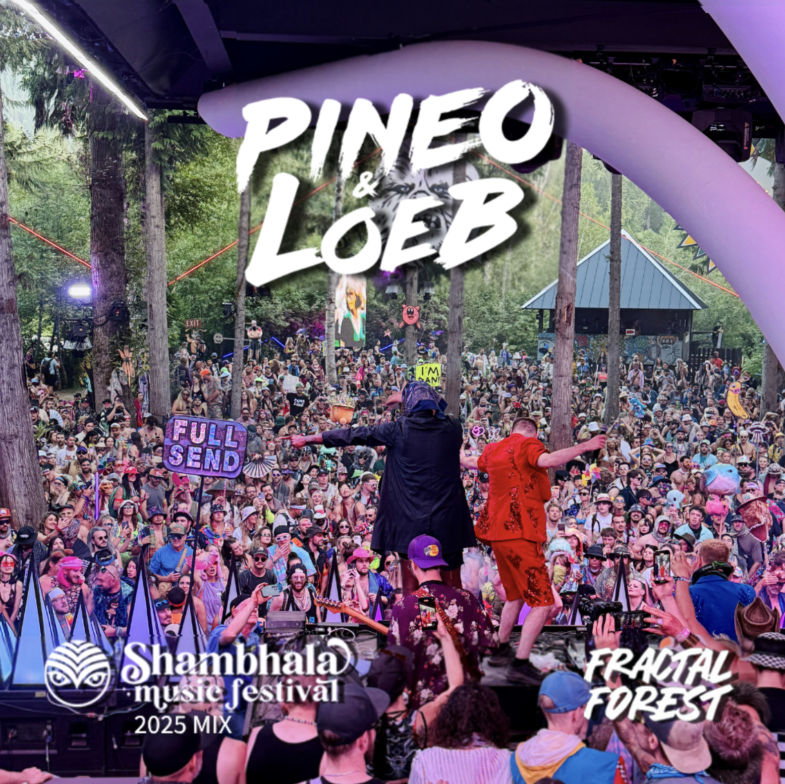 PINEO & LOEB - Shambhala 2025 Fractal Forest Mix Ft. k-os 