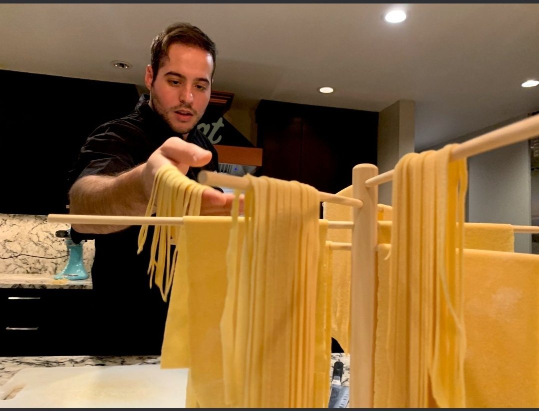 Making fettuccine