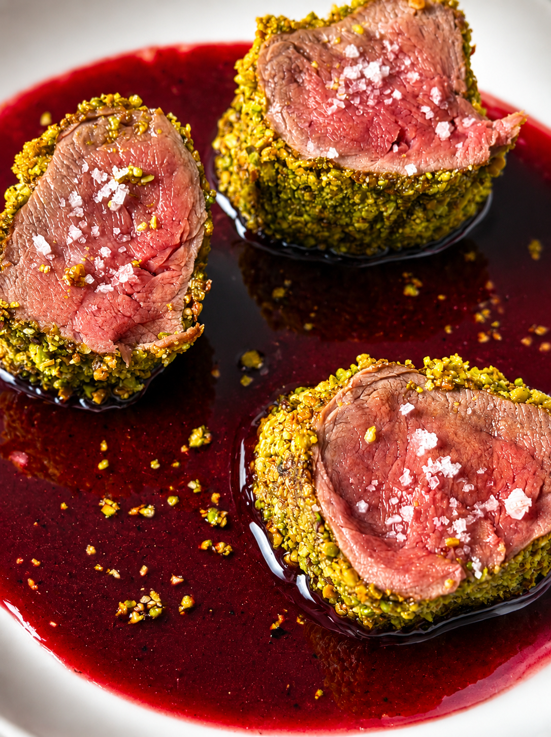 Pistachio crusted Tenderloin