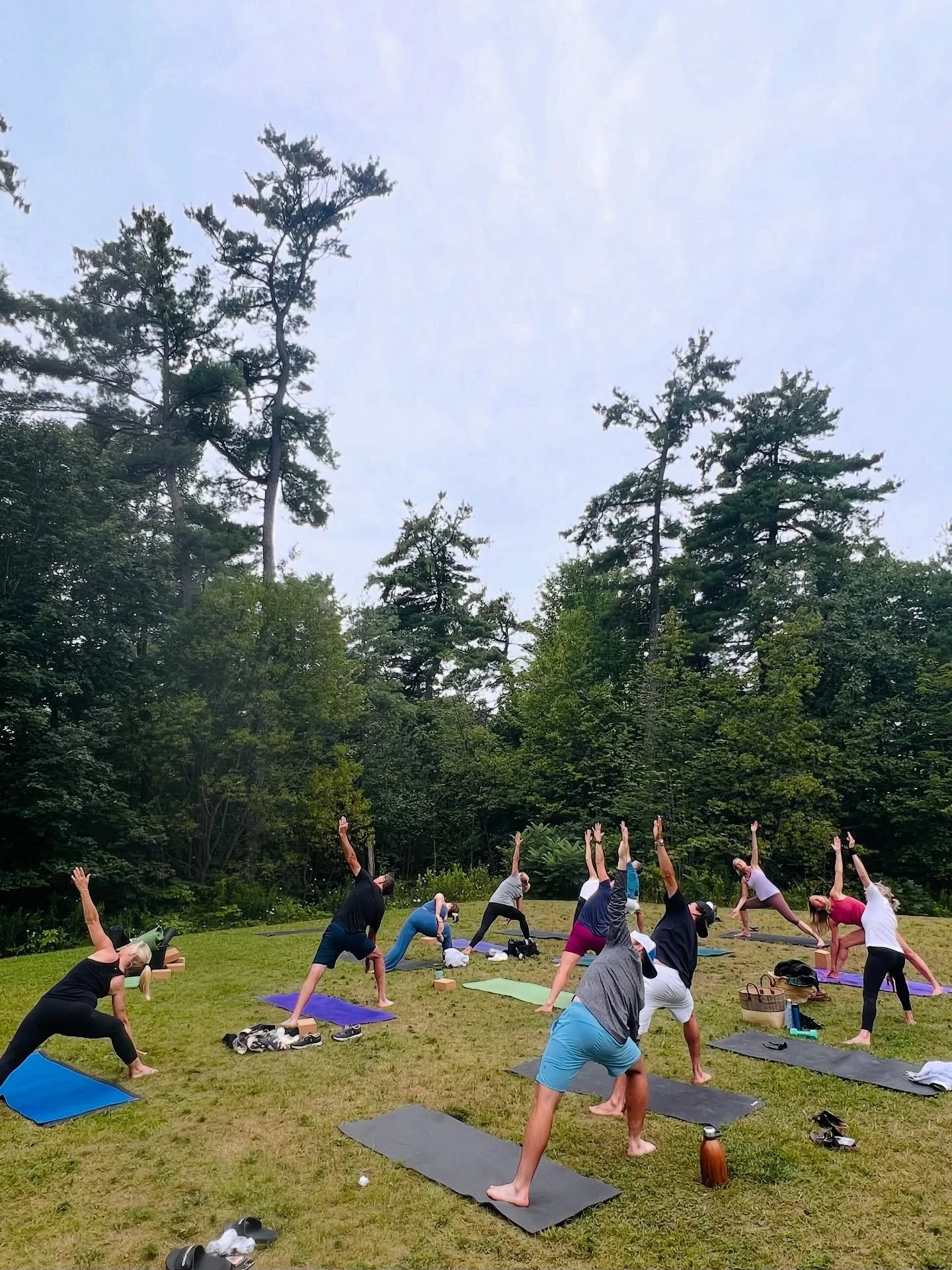 en plein air yoga