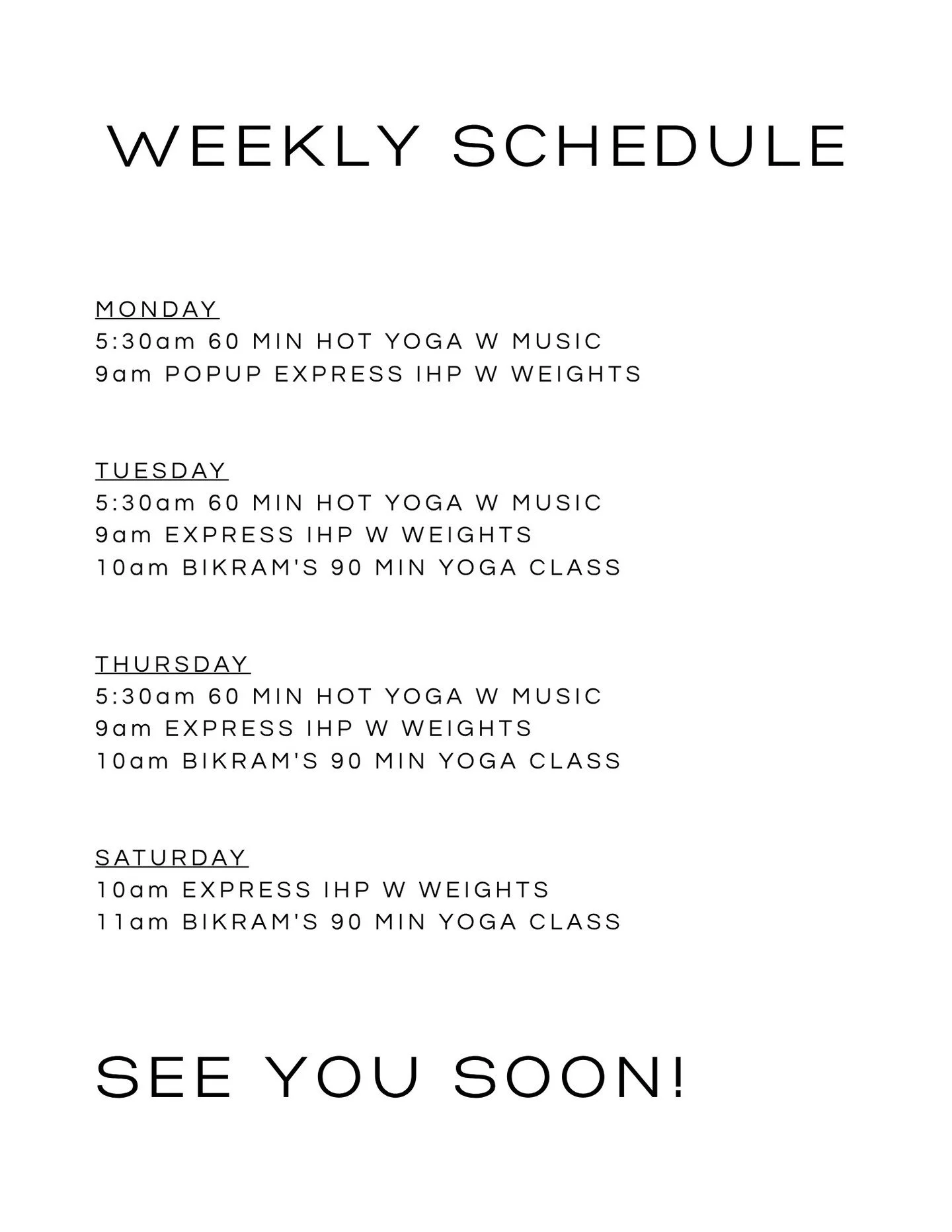 CLASSES THIS WEEK 🤸

FINISH APRIL STRONG @ YOGALICIOUS HANOVER