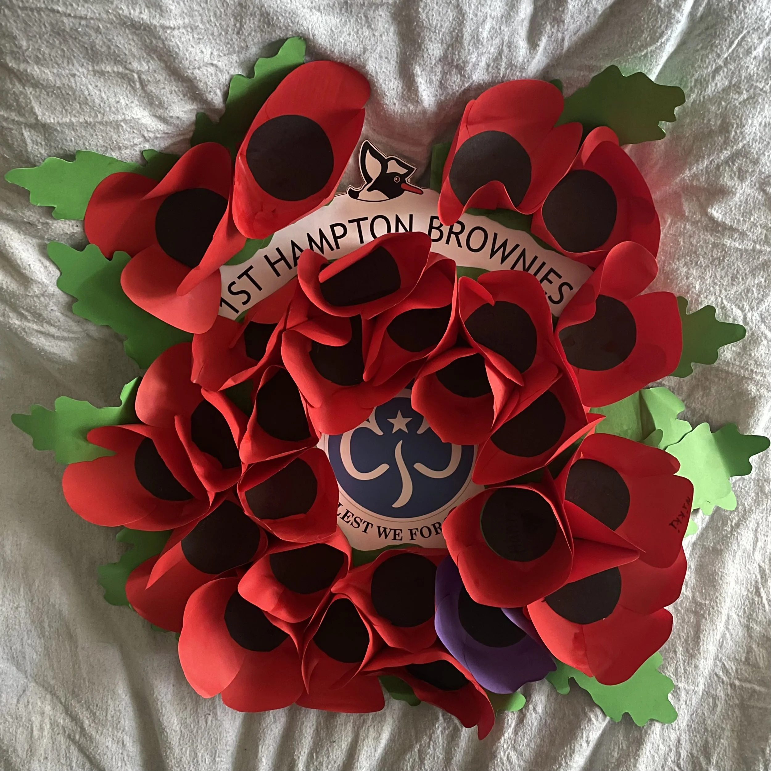 Making Our Poppy Wreaths Oystercatchers
