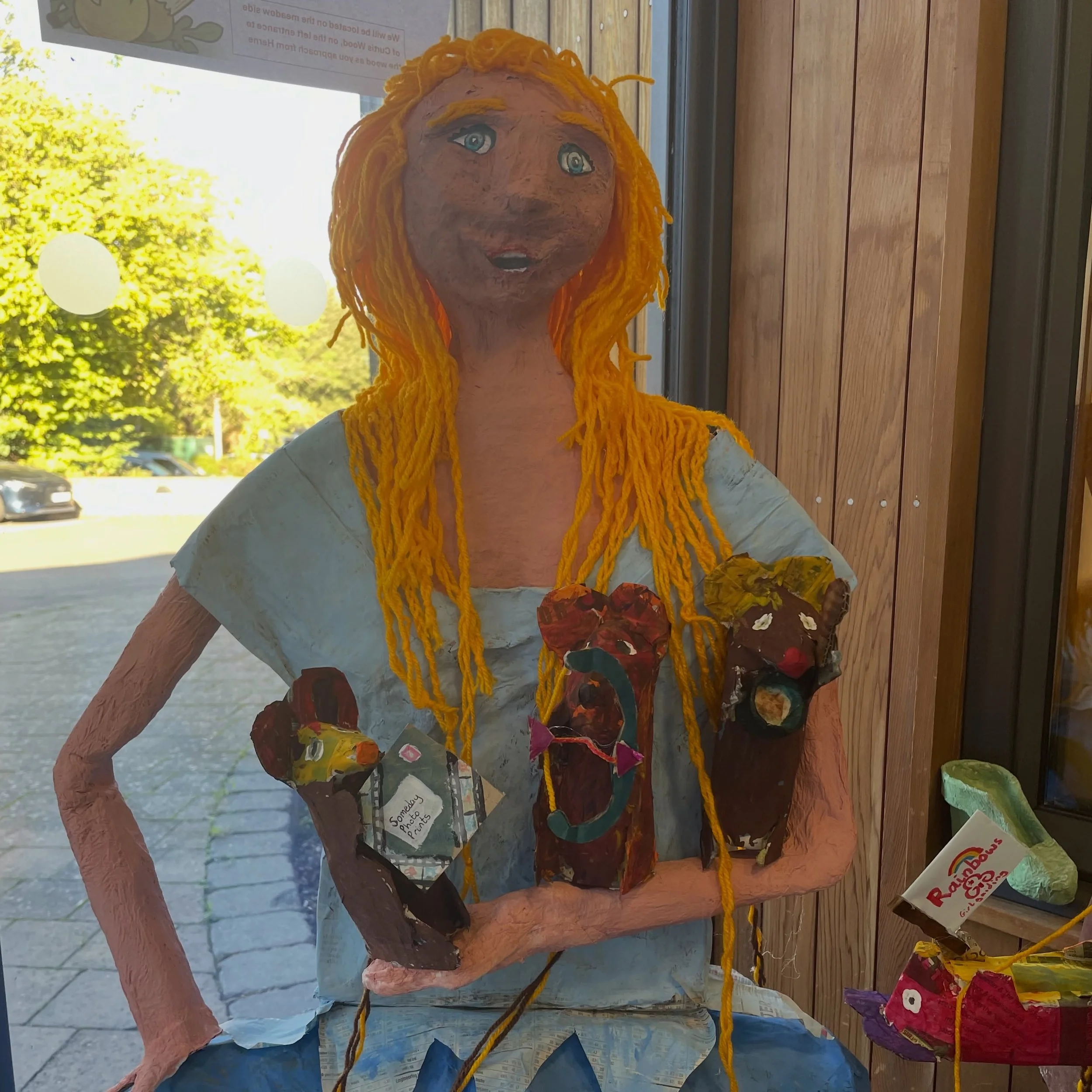 Cinderella scarecrow