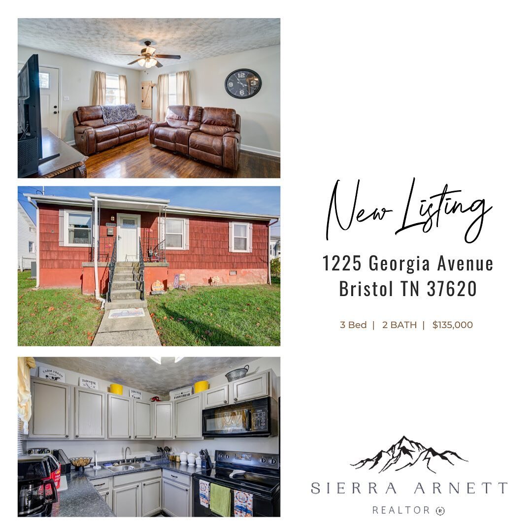 ✨ PRICE IMPROVEMENT - $135,000 ✨

This sweet little home, right in the heart of Bristol TN, just got a price improvement. Don&rsquo;t miss your chance at this move-In ready home! 

▪️3 bedroom, 2 bath
▪️1,180 square foot
▪️Completely remodeled and up