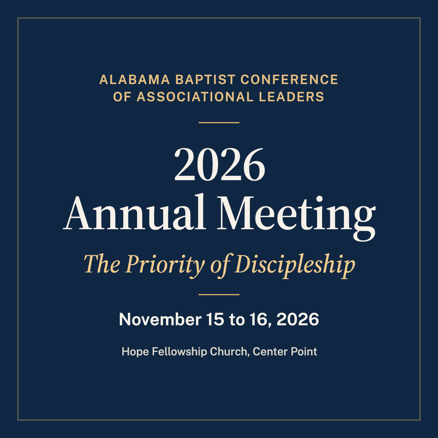 2026 ABCAL Annual Meeting Registration